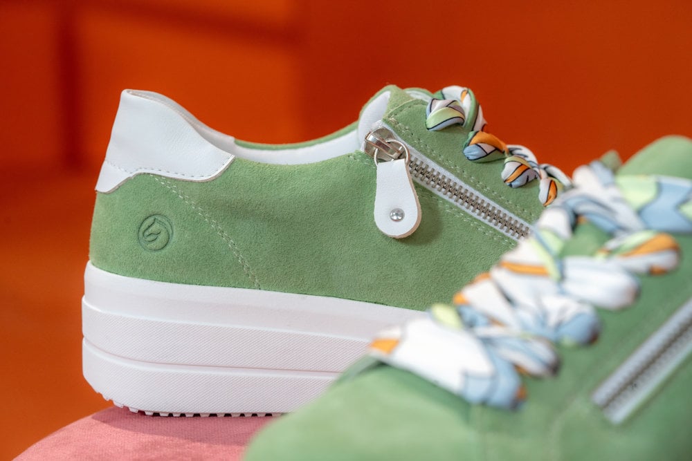 Remonte Plateausneaker  Freizeitschuh, Halbschuh, Schnürer mit Wechselfußbett