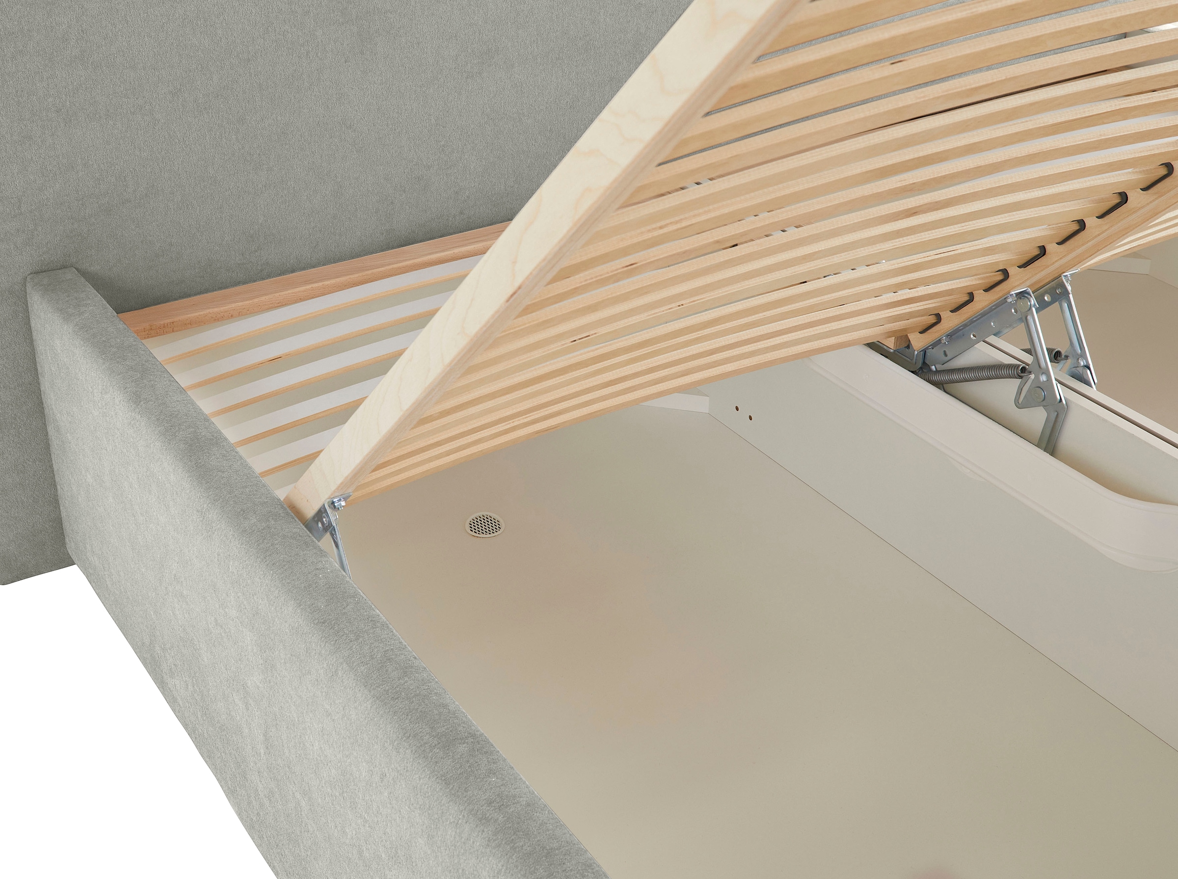 LeGer Home by Lena Gercke Polsterbett »Cleomi inklusive Bettkasten, in H2, H3 & H4 erhältlich« in verschiedenen Breiten erhältlich