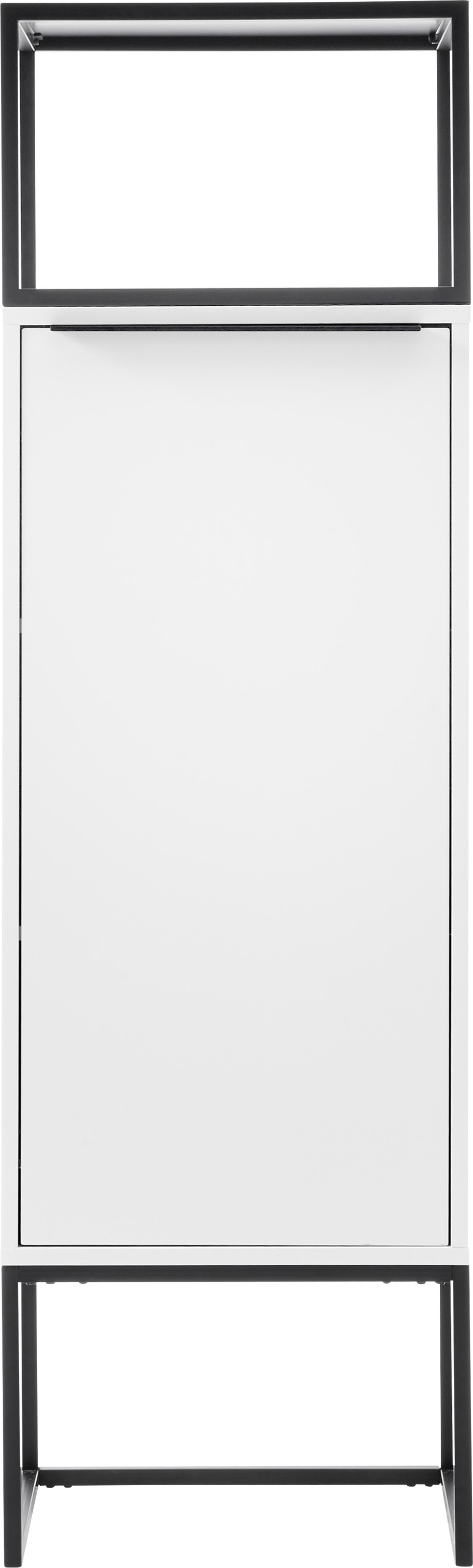 HBZ Highboard »Lille«, (1 St.), mit LED-Beleuchtung, Wohnzimmerschrank in Eiche Artisan NB