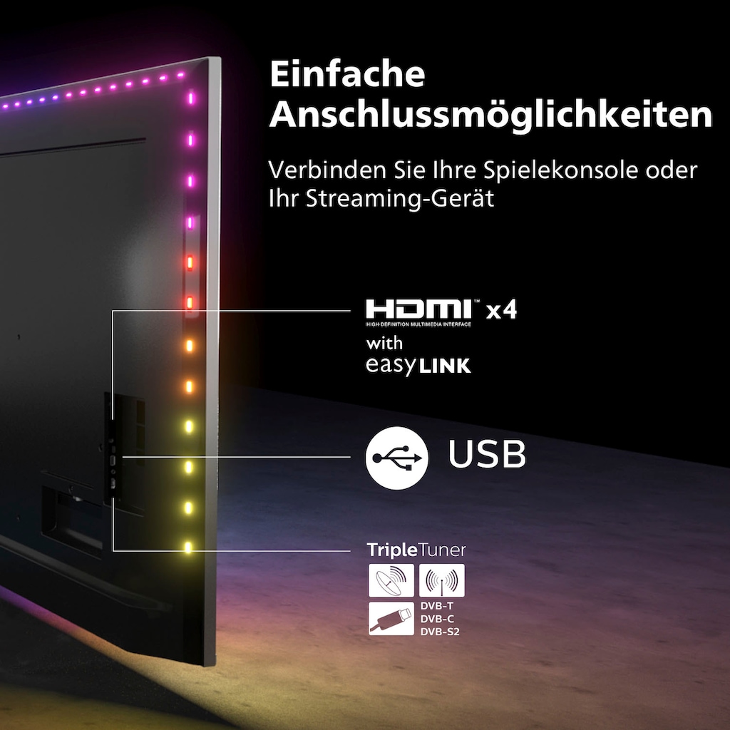 Philips LED-Fernseher »58PUS8507/12«, 146 cm/58 Zoll, 4K Ultra HD, Smart-TV-Android TV