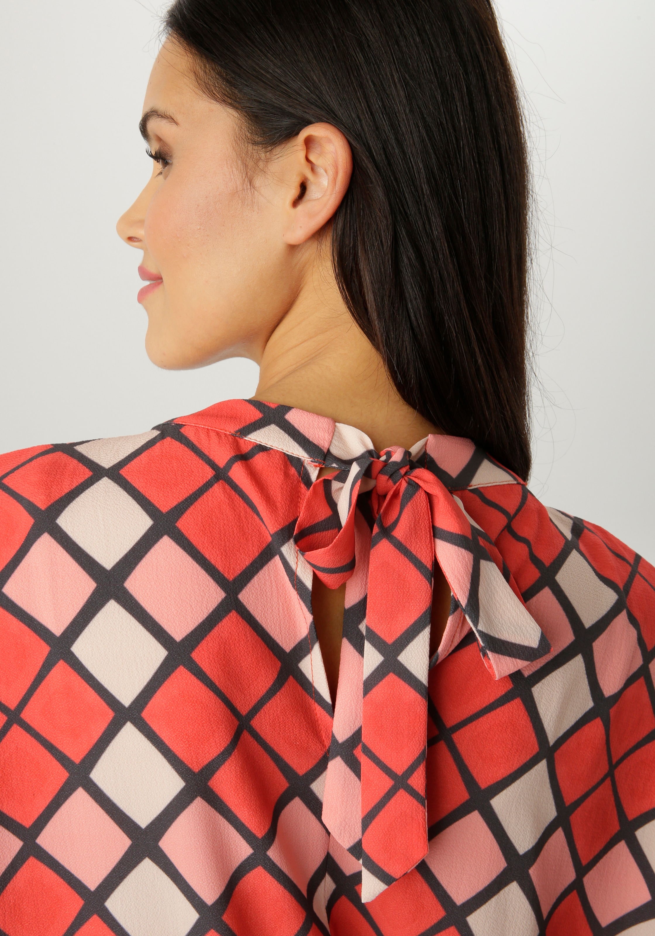 Aniston SELECTED Kurzarmbluse in extra weiter Form - NEUE KOLLEKTION