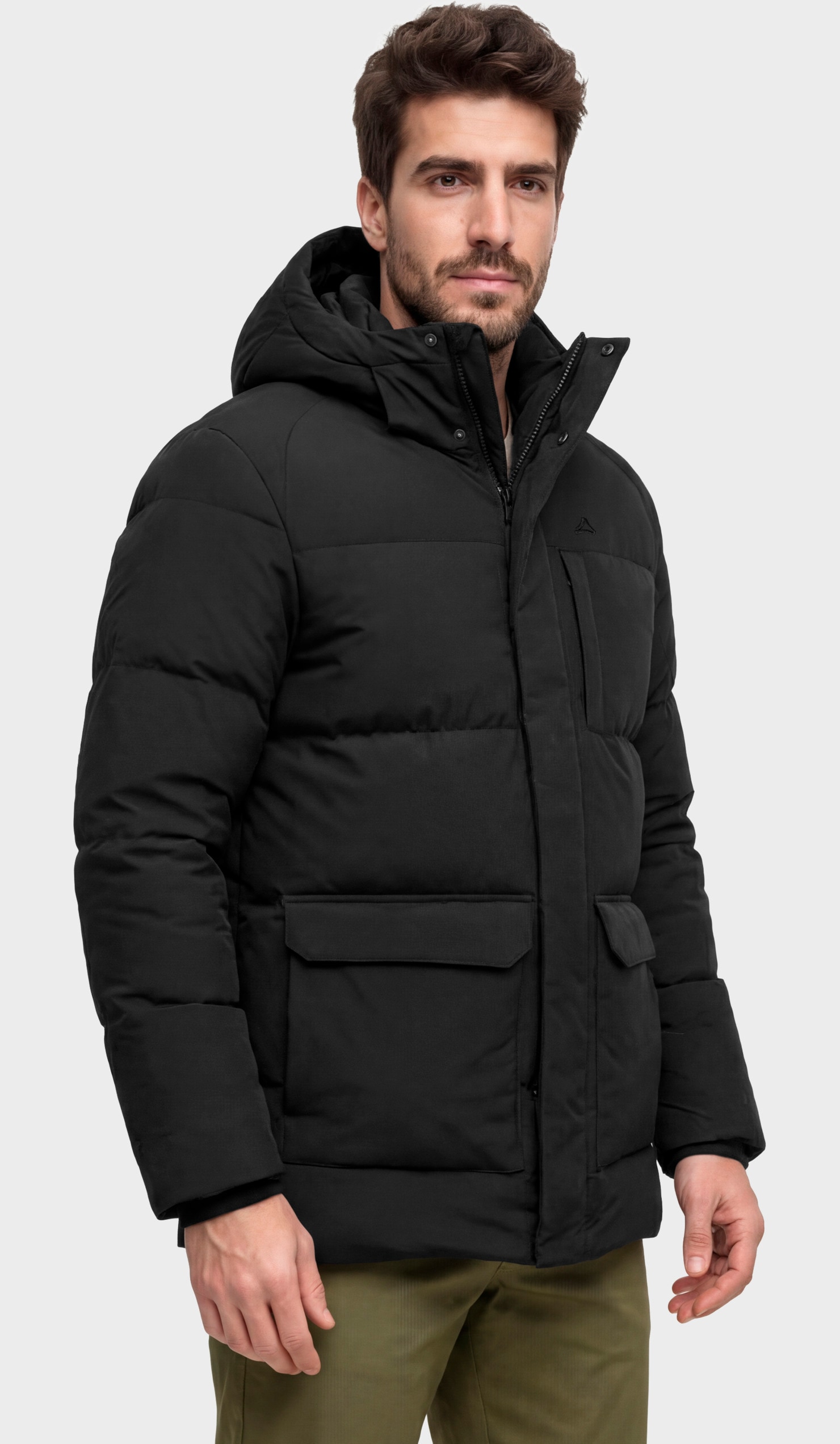 Schöffel Langjacke »Down Parka Style Vindave MEN« mit Kapuze