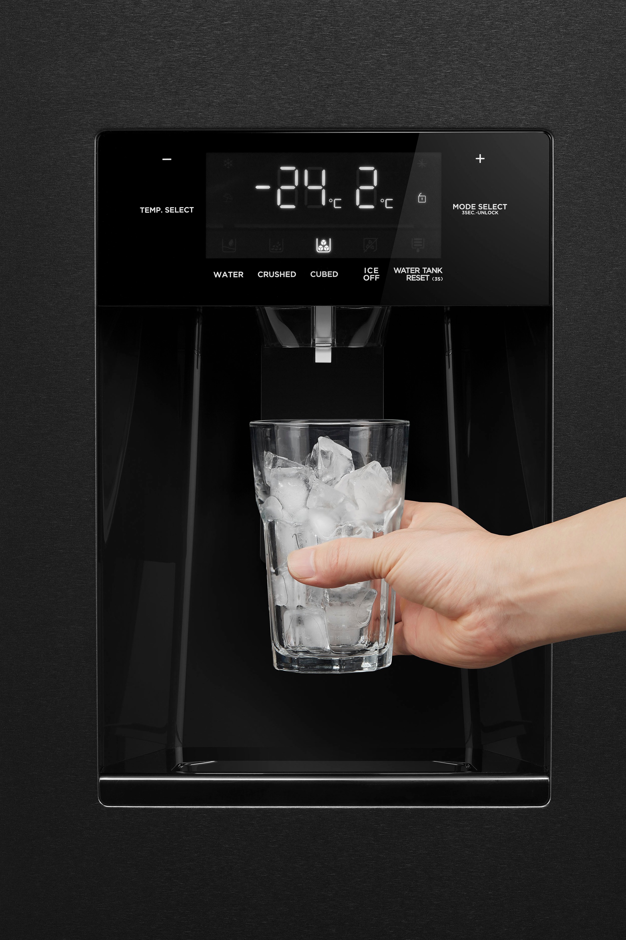 Hanseatic Side-by-Side »HSBS17590CWEBI«, mit Eis-, Crushed-Ice- und Wasserspender