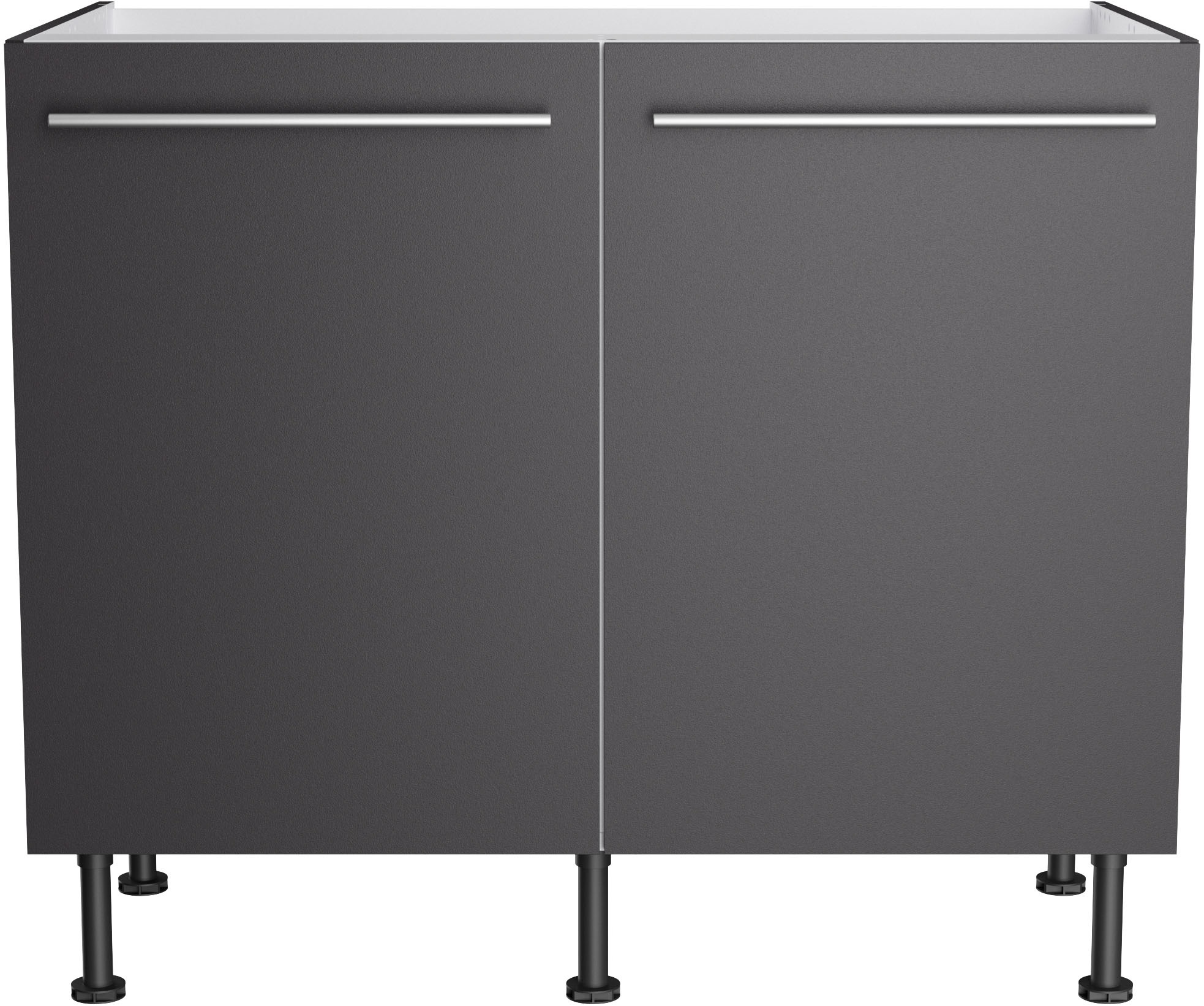 KOCHSTATION Spülenschrank »KS-Bern2«, Breite 100 cm, 2 Türen