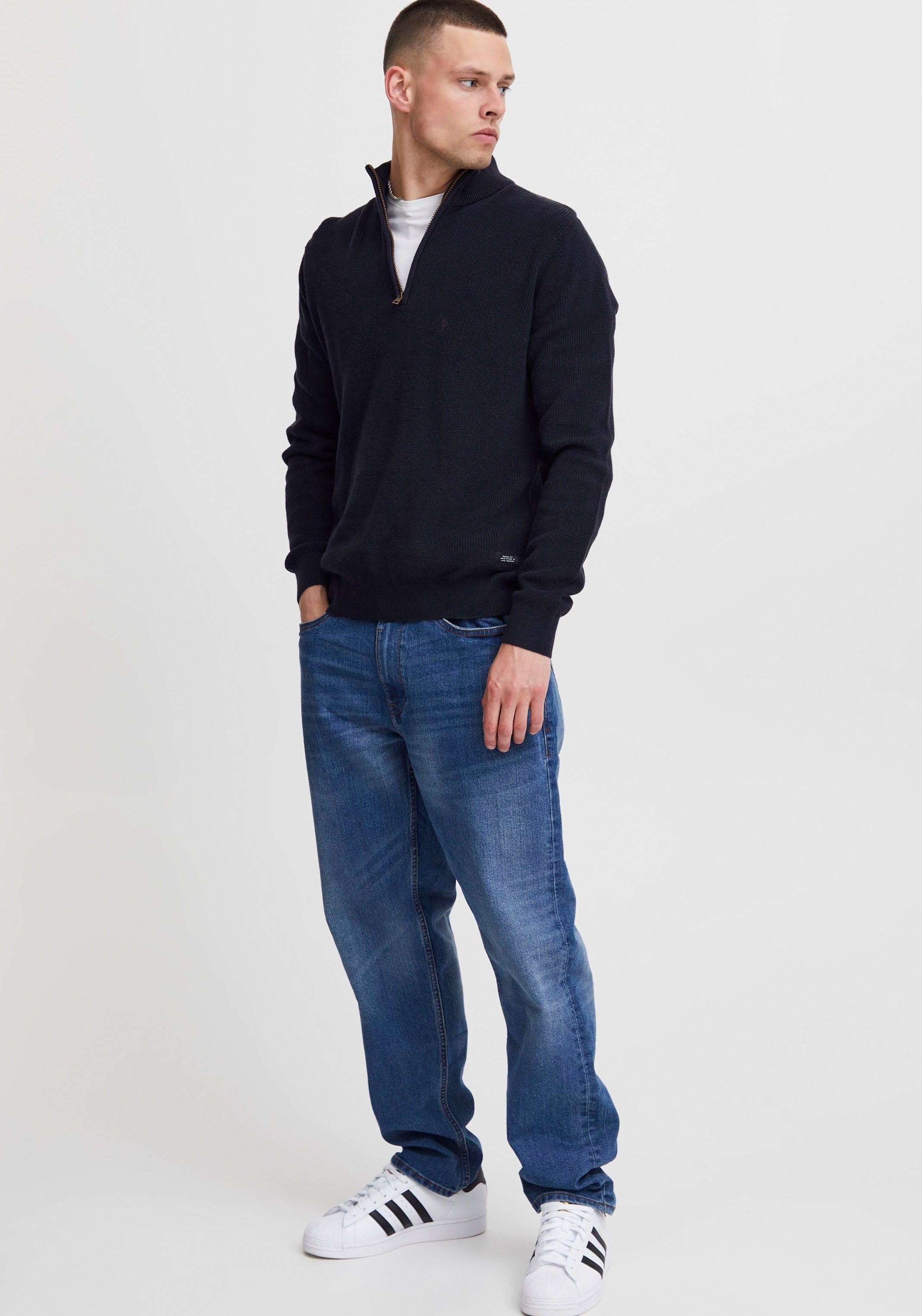 Blend Stehkragenpullover »BL Pullover BHCodford half-zipp«