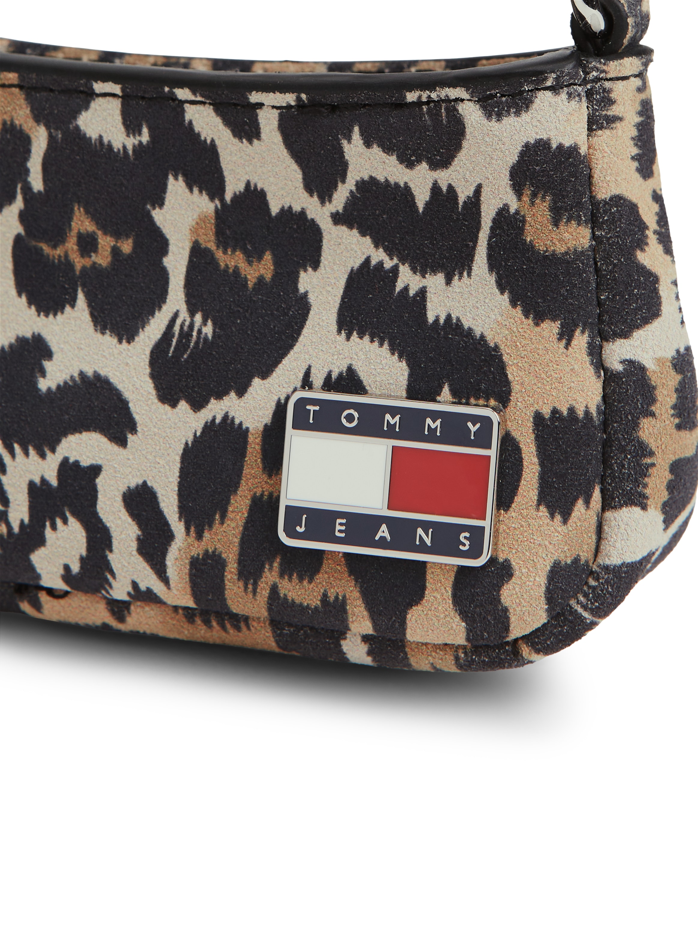 Tommy Jeans Mini Bag »TJW COOL LEO SUEDE MICRO BAG« Tragetasche, Henkeltasche, Clutch im Leo-Look