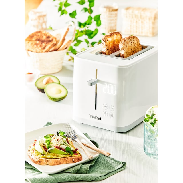 Tefal Toaster »TT6931 Sense«, 2 kurze Schlitze, 850 W, Countdown-Timer,  Krümelschublade, Anhebevorrichtung, Brotzentrierung bestellen bei OTTO