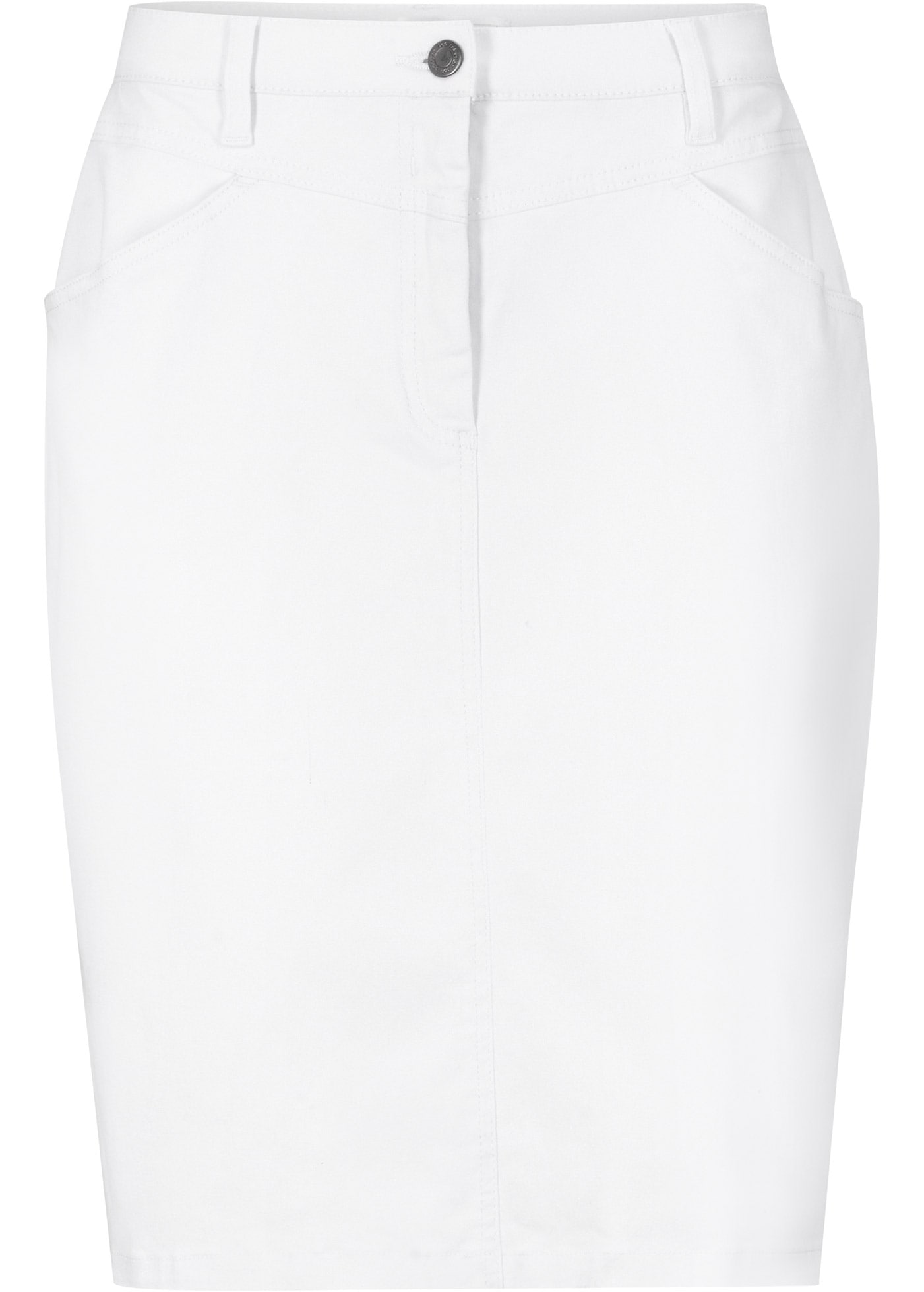 bonprix Jeansrock »Jeansrock, Stretch« aus elastischem Material, körpernahe Passform, unifarben