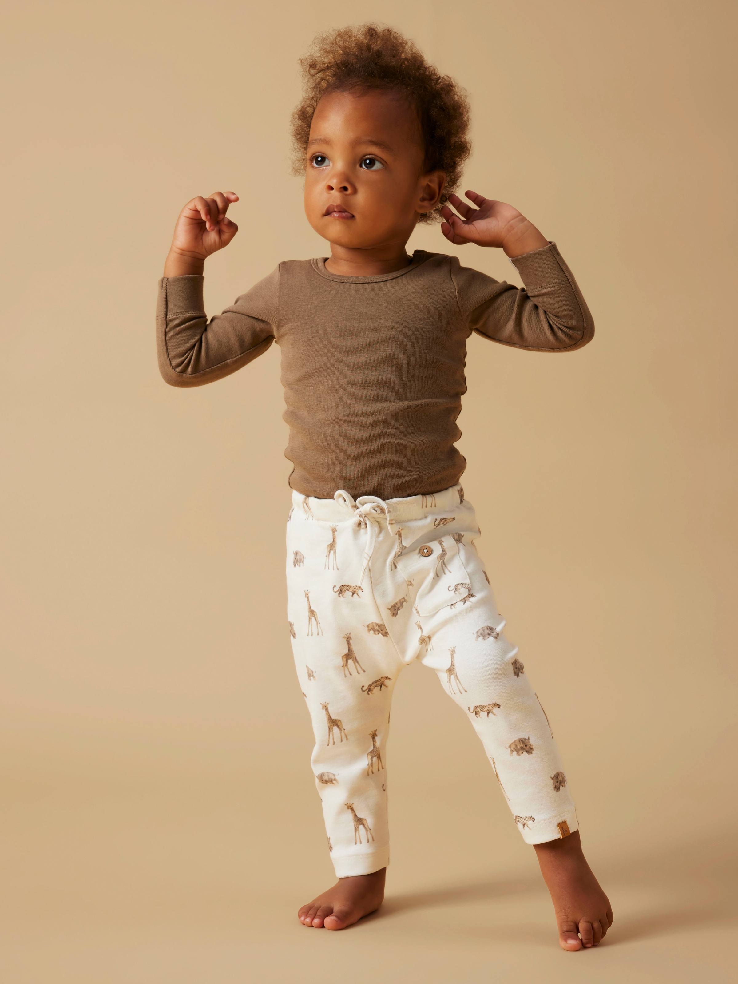 Lil' Atelier Jerseyhose »NBMGAYO ELO LOOSE PANT LIL NOOS«  Baumwollmischung