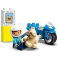 LEGO® Konstruktionsspielsteine »Polizeimotorrad (10967), LEGO® DUPLO«, (5 St.), Made in Europe