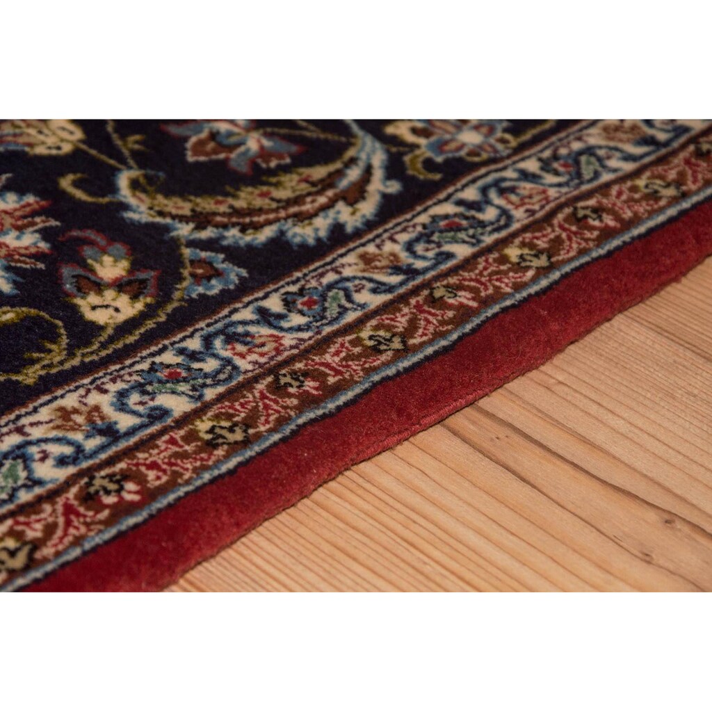 morgenland Teppich »Isfahan Teppich handgeknüpft rot«, rechteckig