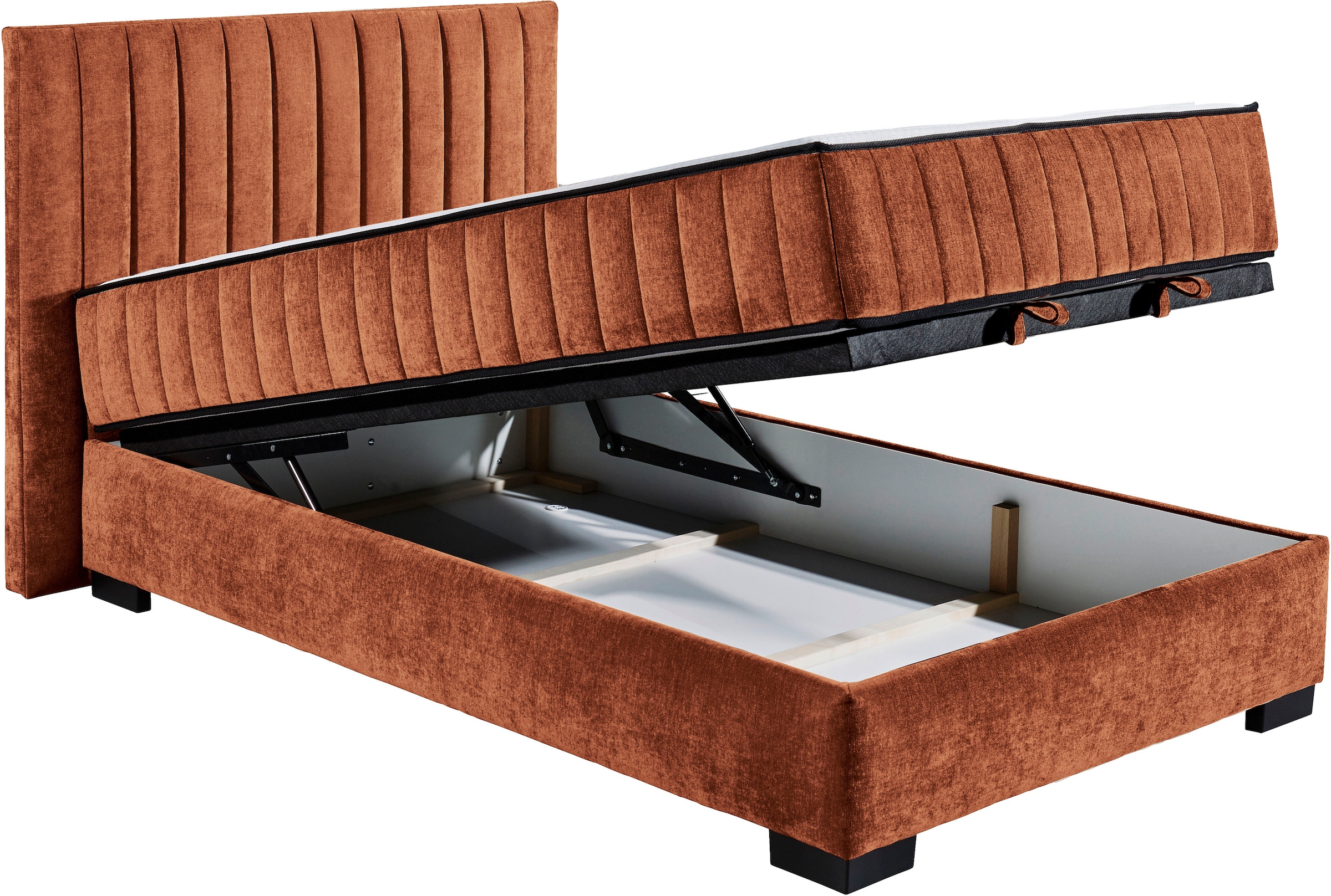 ED EXCITING DESIGN Boxbett »Nagol« mit Bettkasten, mit Wendematratze, erhältlich in verschiedenen Breiten