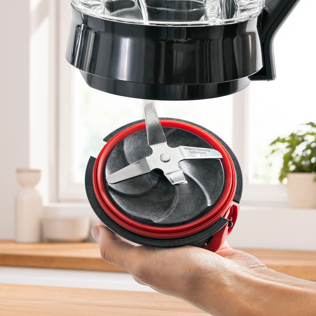 BOSCH Standmixer »MMB6174SN VitaPower«, 1200 W, 30.000 U/Min,ThermoSafe Glasbehälter 1,5L,inkl. Stößel+Flasche 0,6L