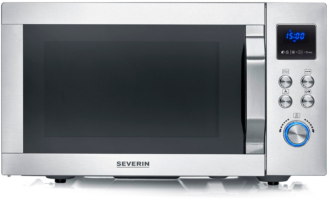 Severin Mikrowelle »Crispy Wave MW 7918«, Mikrowelle-Heißluft-Grill, 2150 W, mit Heißluft-Fritteusen-Funktion