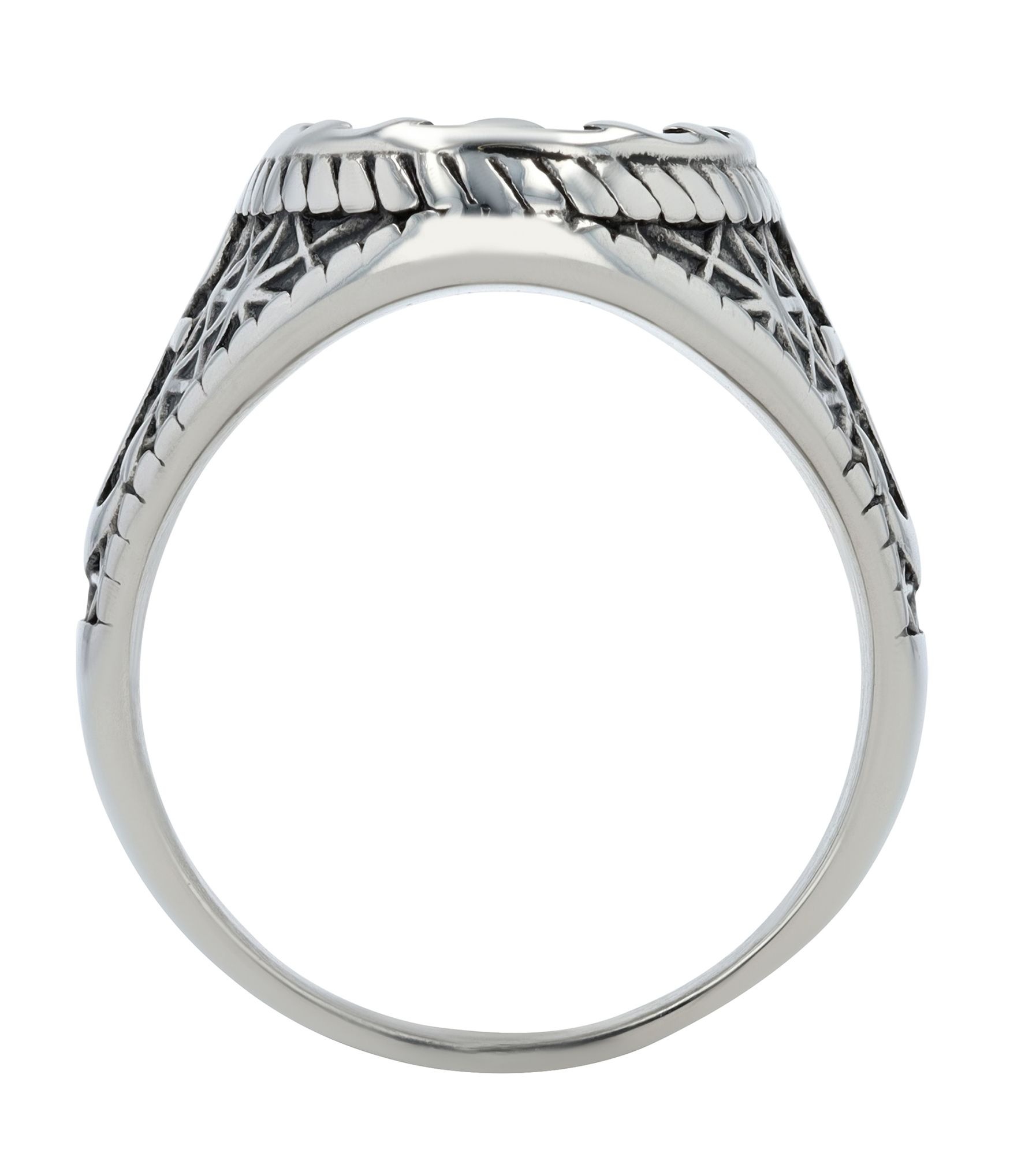 Adelia´s Fingerring »Herren Ring aus Edelstahl«
