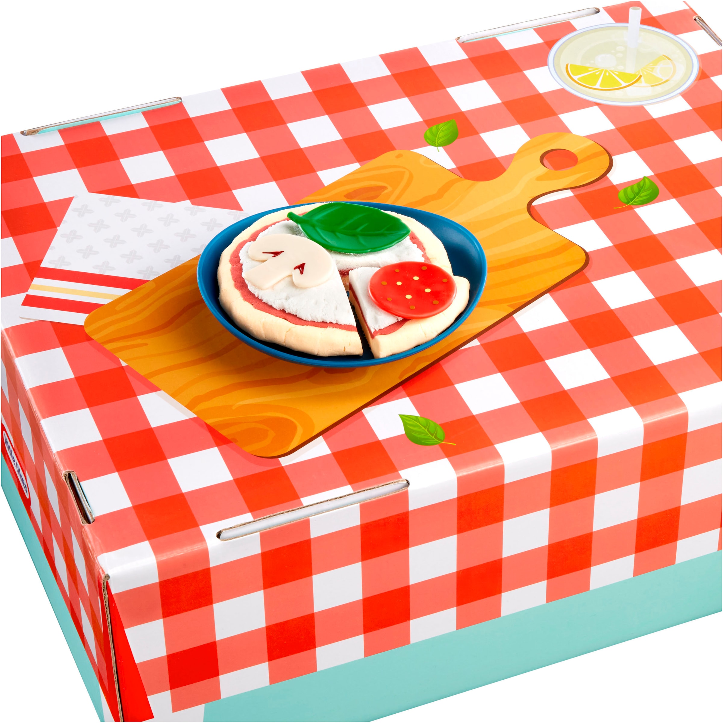 Little Tikes® Spiellebensmittel »Creative Chefs Pizza Kit«, (18 tlg.)
