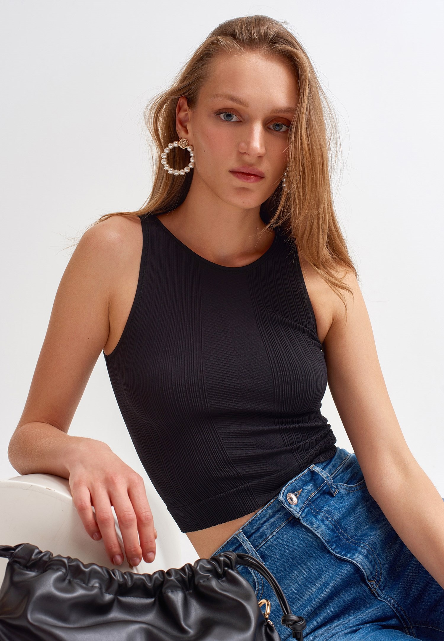 OXXO Tanktop, mit modischer gerippter Optik
