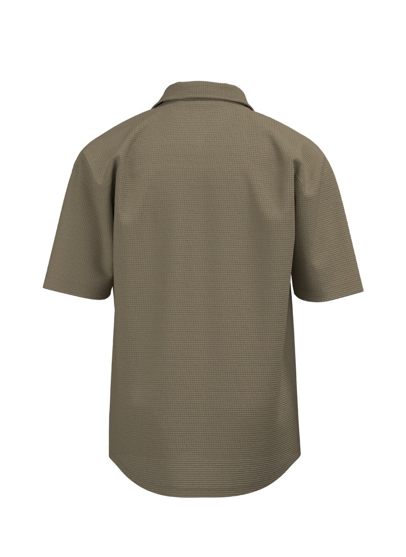Trigema Blusenshirt »TRIGEMA Polohemd in Waffel-Optik« 1