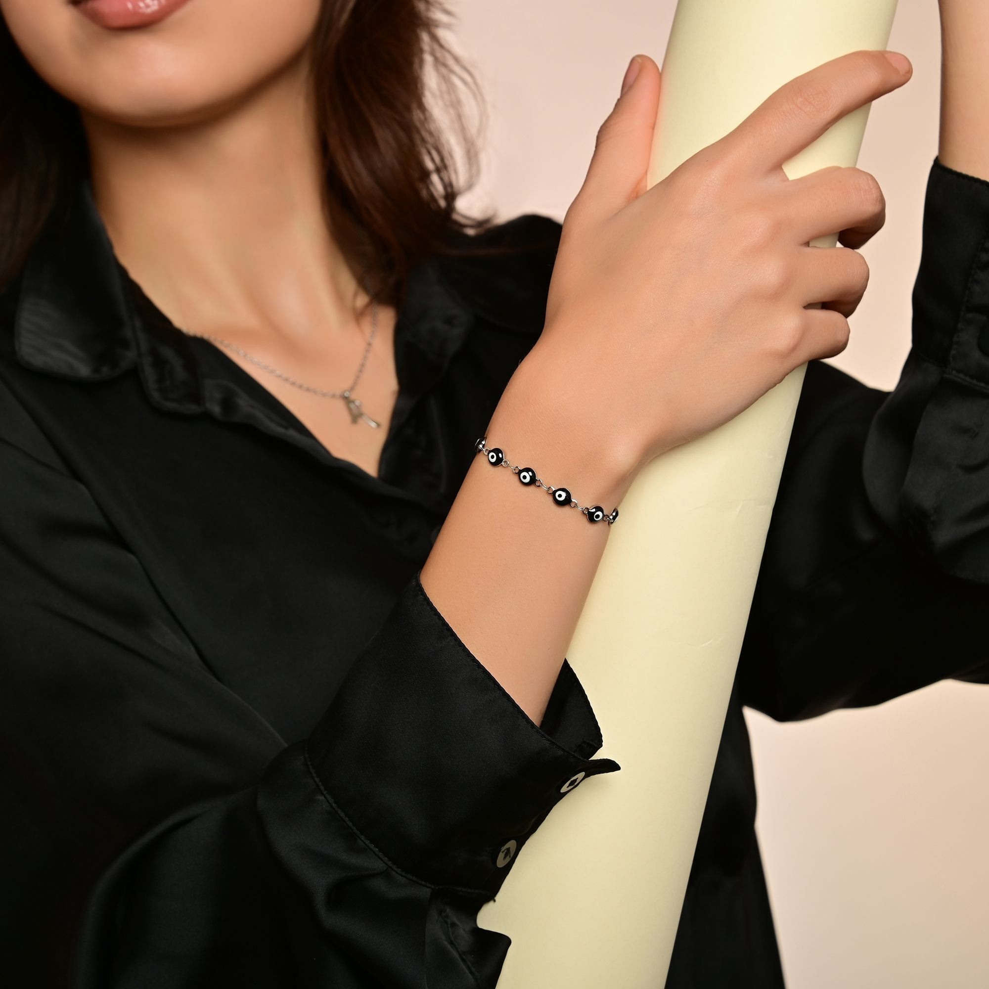 Adelia´s Armband »Damen Armband aus Edelstahl 18 cm«