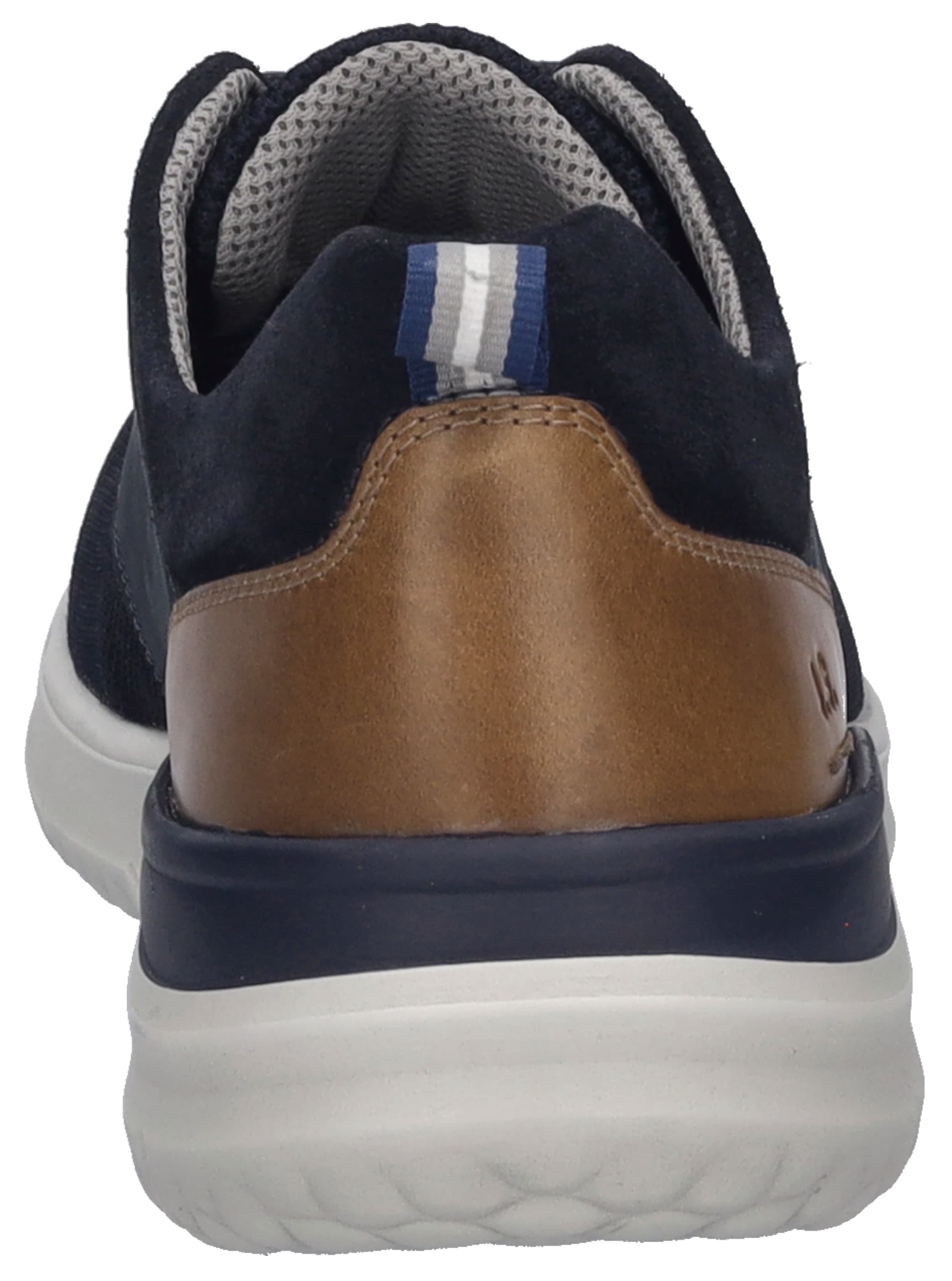 Josef Seibel Sneaker »Wales 03«, Schlupfschuh, Slip-On Sneaker, Slipper mit elastischen Schnürsenkeln