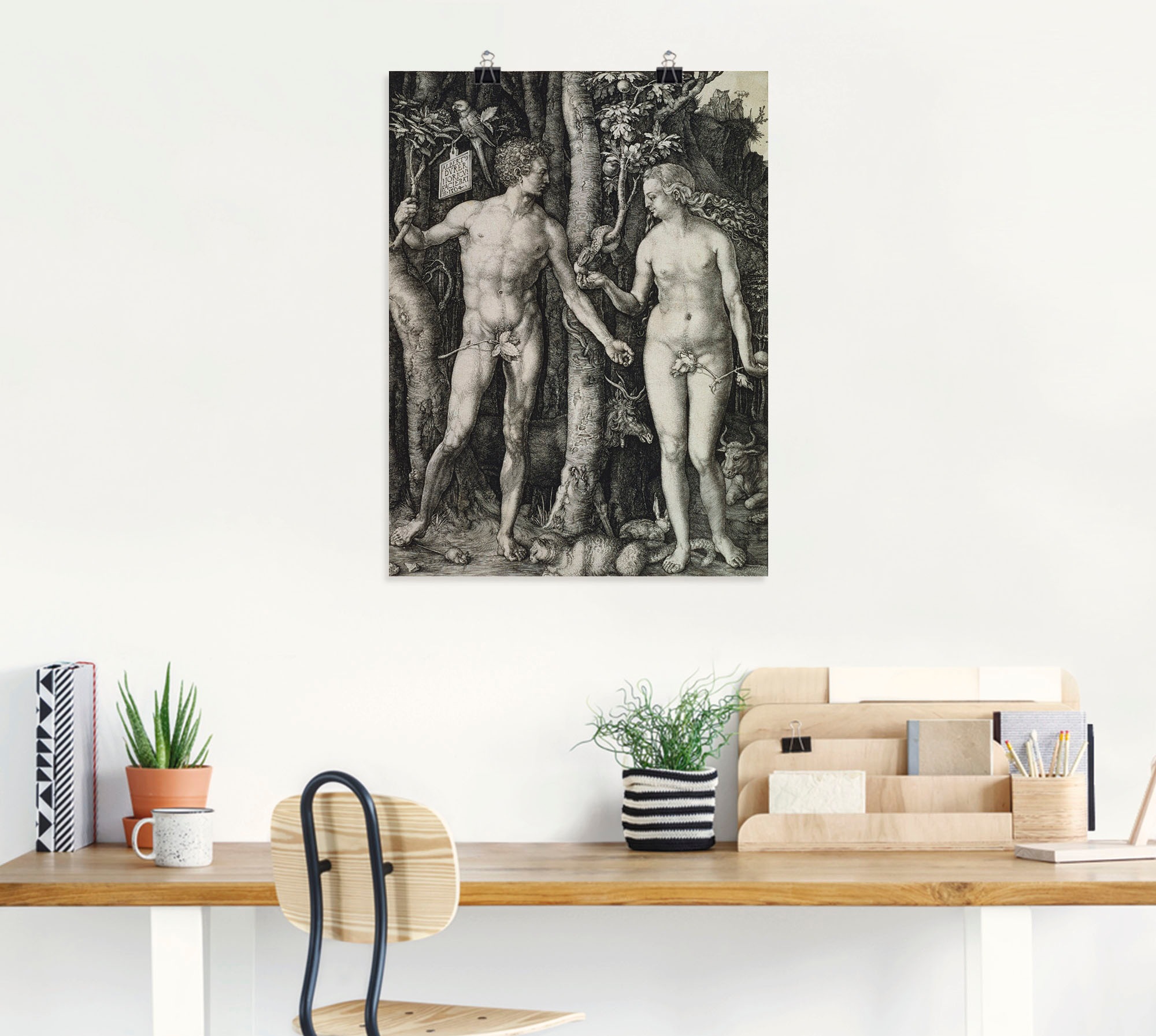 Artland Wandbild »Adam und Eva. 1504«, Religion, (1 St.), als Leinwandbild, Poster in verschied. Größen