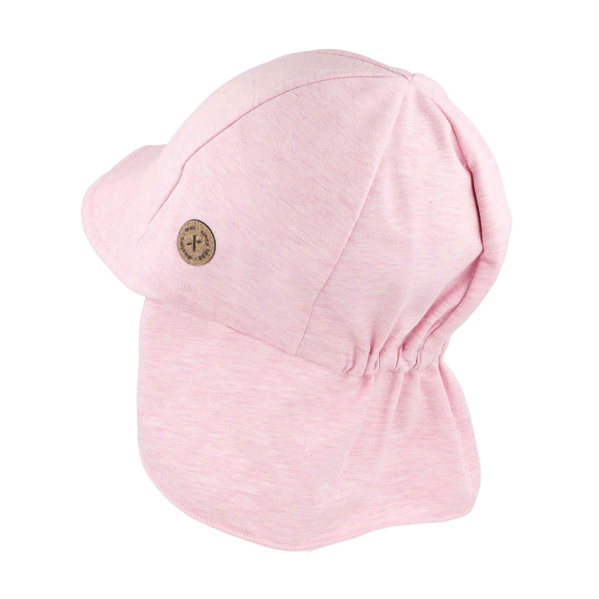 MAXIMO Schirmmütze 1 Stk. zum Binden, Zartrosameliert, Mädchen, Kleinkind