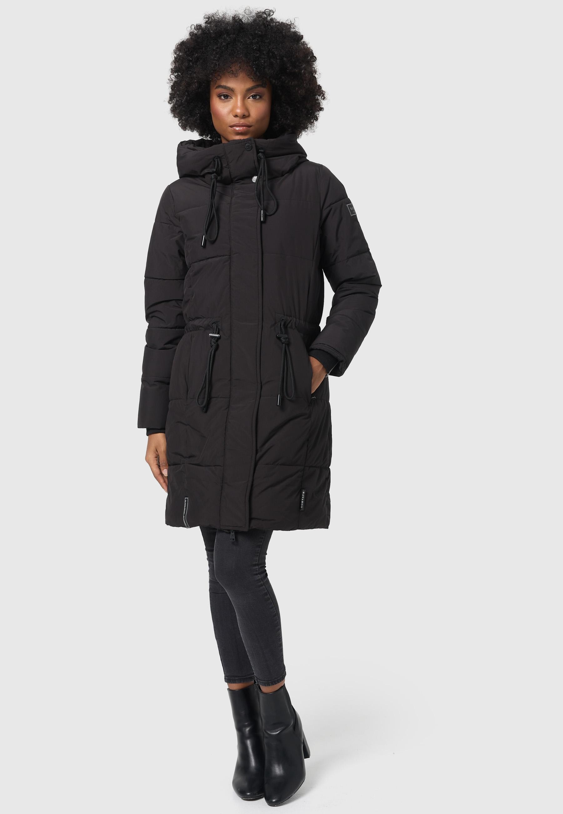Navahoo Steppmantel »Steppmantel Zuckertatze XIV«, Stylischer Winterparka mit verstellbarer Kapuze