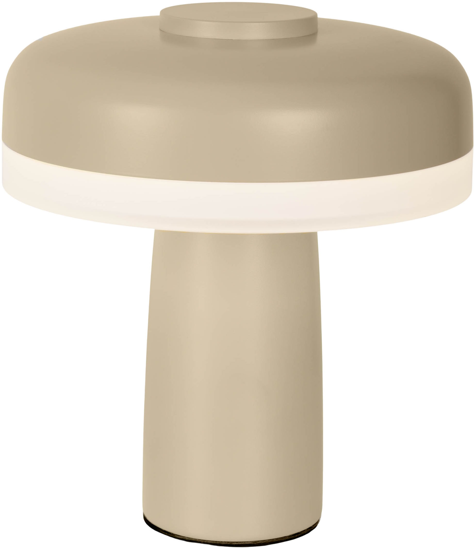 näve LED Tischleuchte »Pilu« LED-Modul 1 Stk. Warmweiß Akku, inkl. USB-Kabel 80cm, stufenweise dimmbar per Berührungssensor