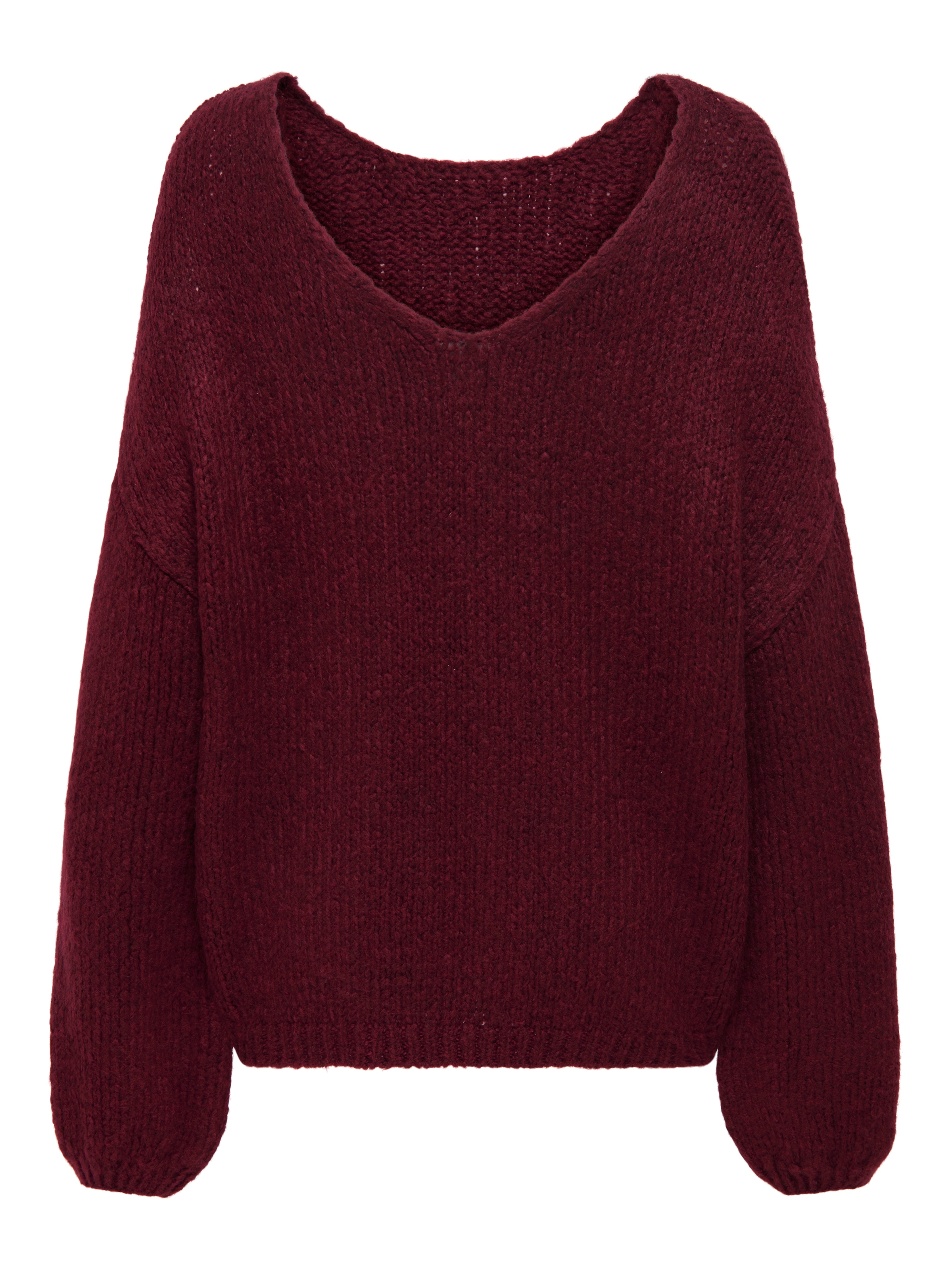 JDY V-Ausschnitt-Pullover »JDYDINEA L/S REVERSIBLE PULLOV. KNT NOOS«, der V-Ausschnitt kann vorn und hinten getragen werden