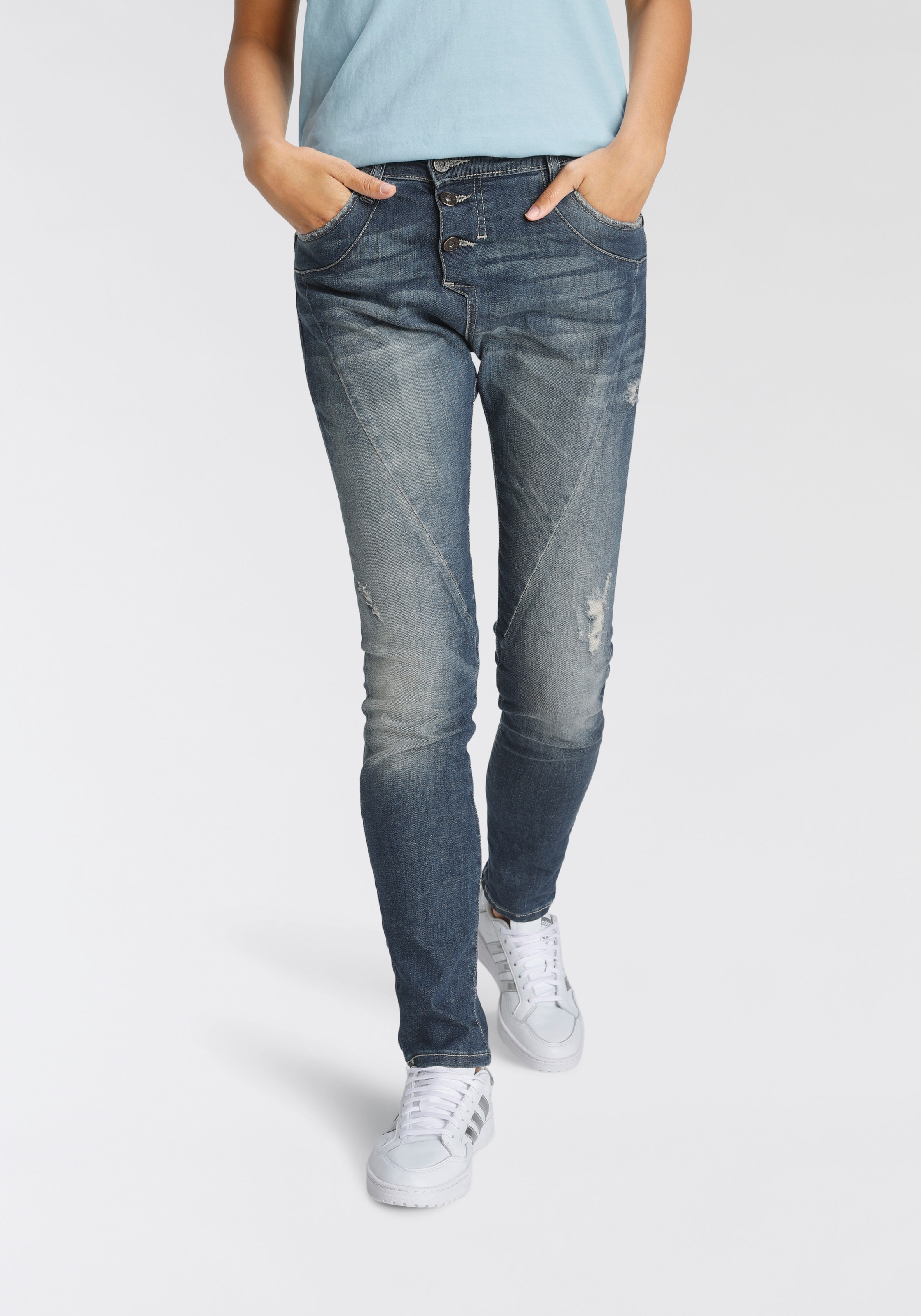 leichtem bei Please bestellen 78A«, Destroyed Boyfriend-Jeans OTTO mit Jeans Effekt »P