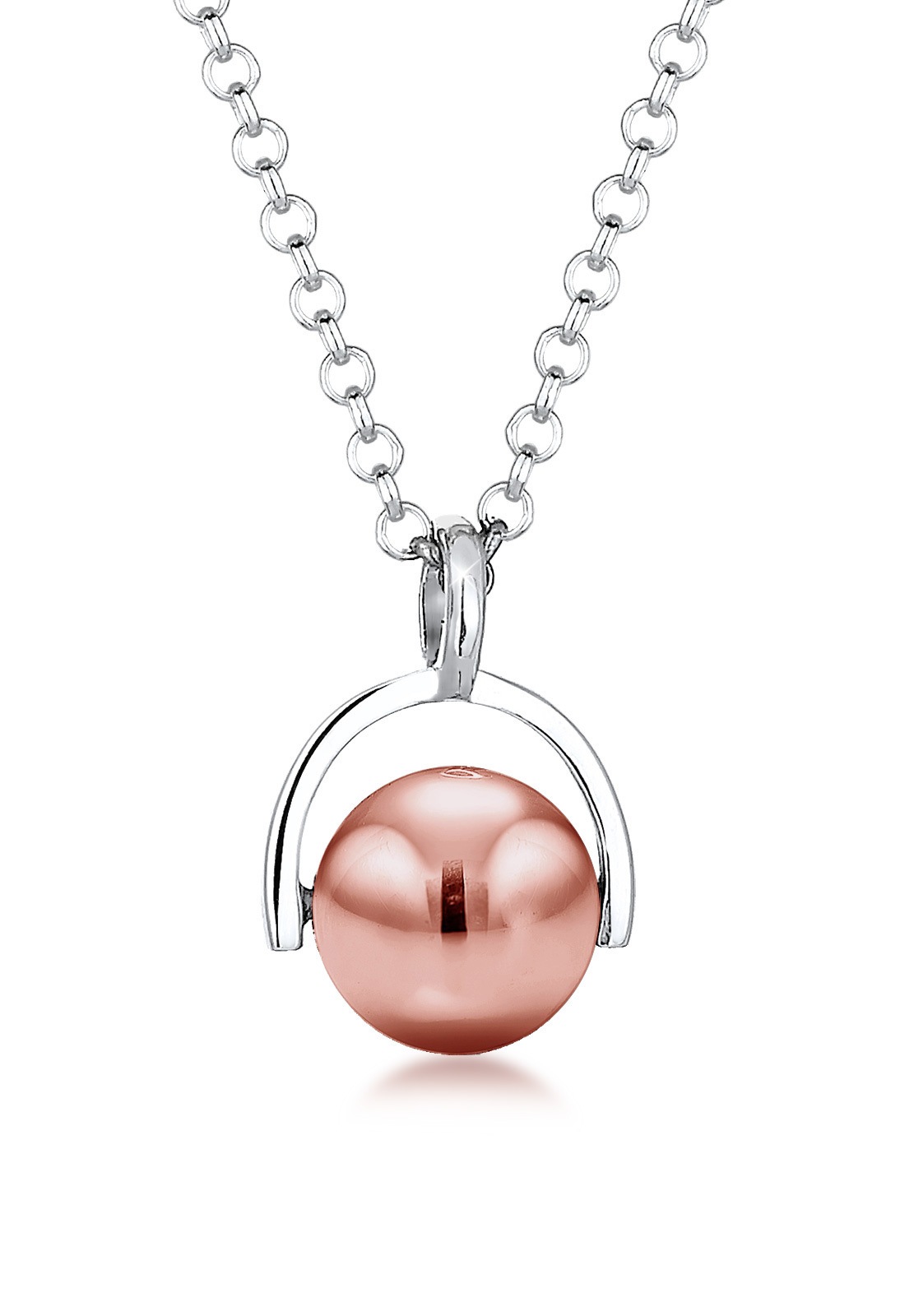 Elli Collierkettchen »Kugel drehend 925 Sterling Silber«