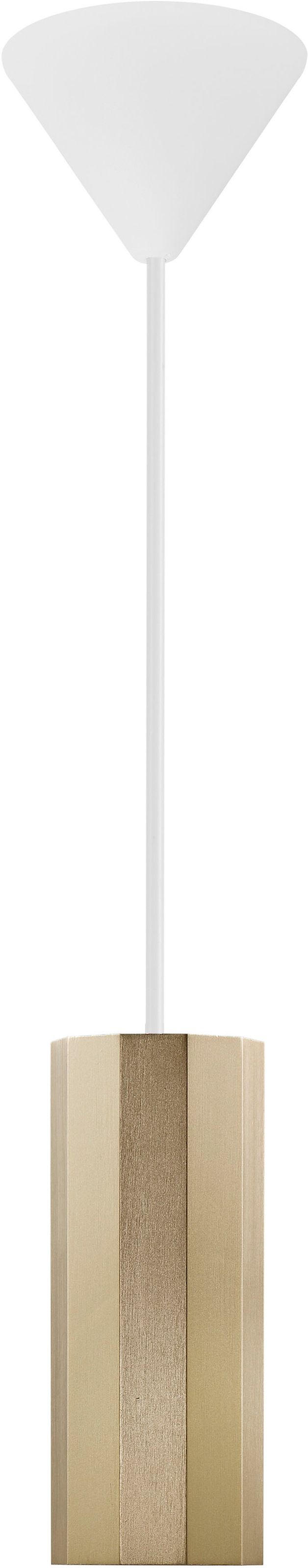 Nordlux Pendelleuchte »Alanis«, Leuchtmittel GU10 | ohne Leuchtmittel, Minimalistisches Design, 10-seitiges Profil, matt-schwarz