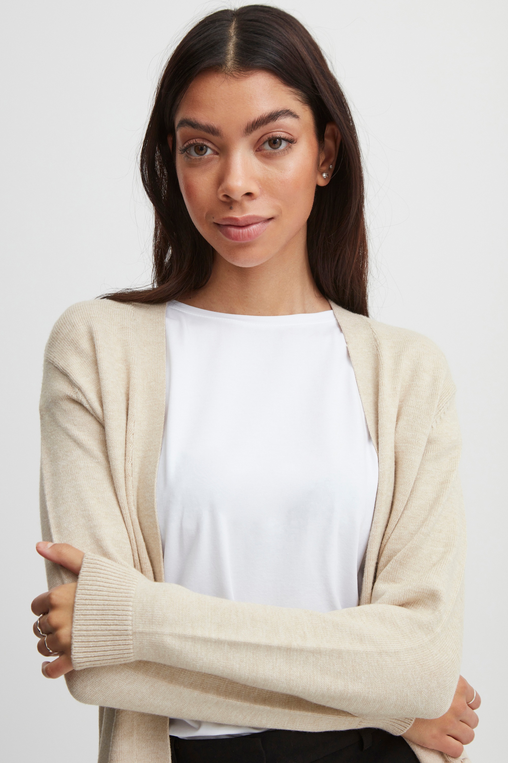 b.young Strickjacke »Damen Langarm BYNONINA«