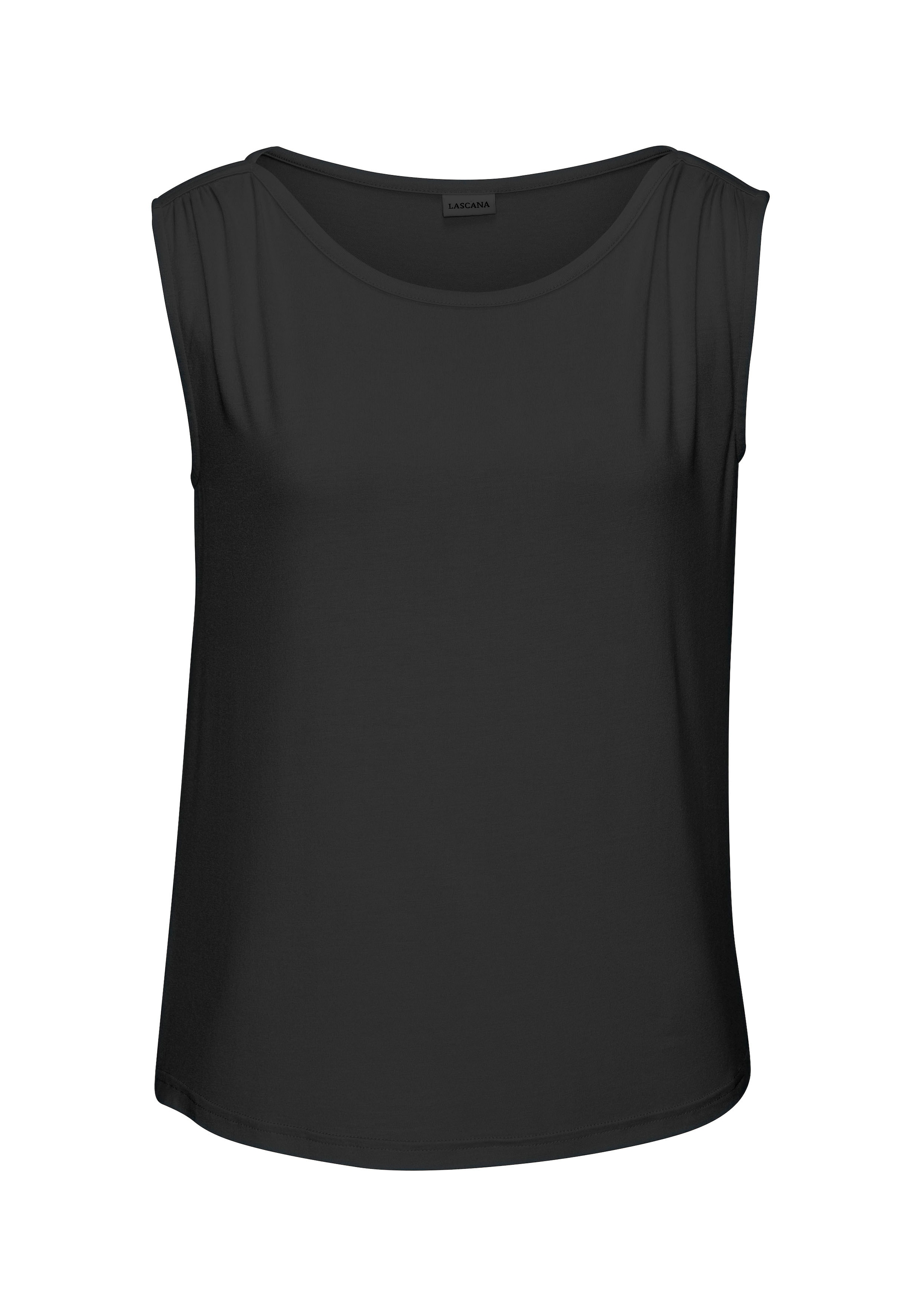 LASCANA Shirttop aus weichem Viskosejersey
