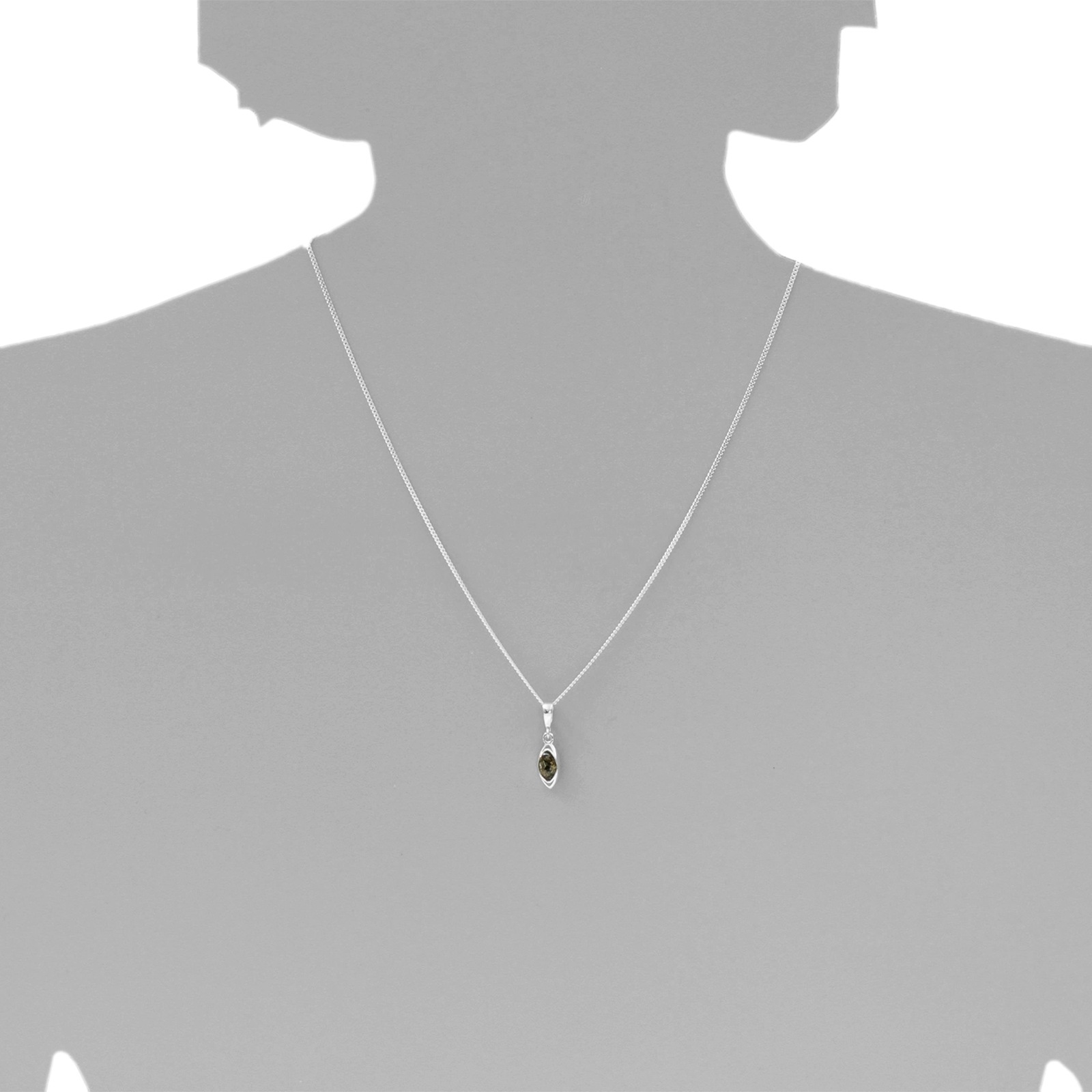 OSTSEE-SCHMUCK Kette mit Anhänger »- Telia - Silber 925/000 - Bernstein«