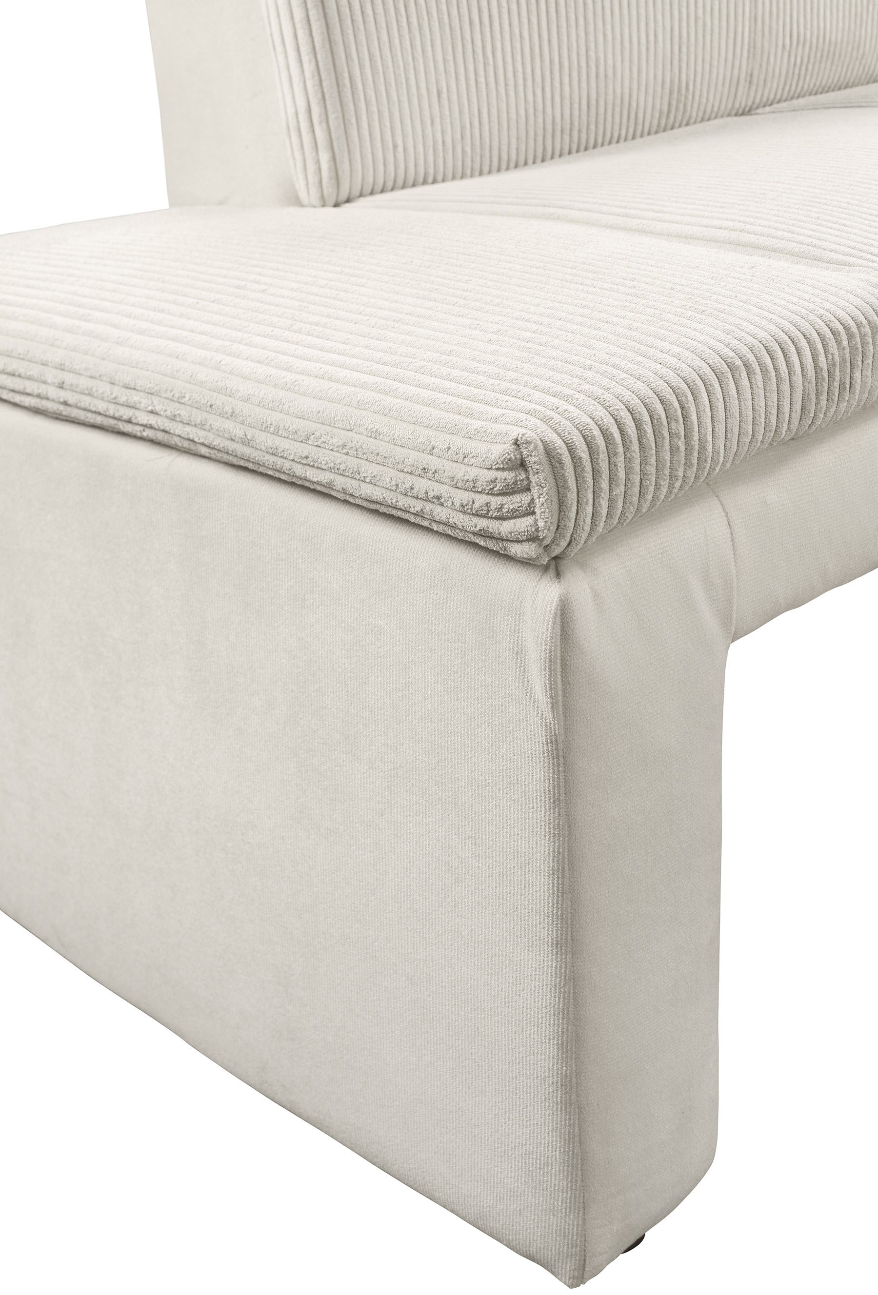 exxpo - sofa fashion Eckbank »Cortado, elegant und modern mit hohem Sitzkomfort« hohe Bodenfreiheit, schöne Detailverarbeitung