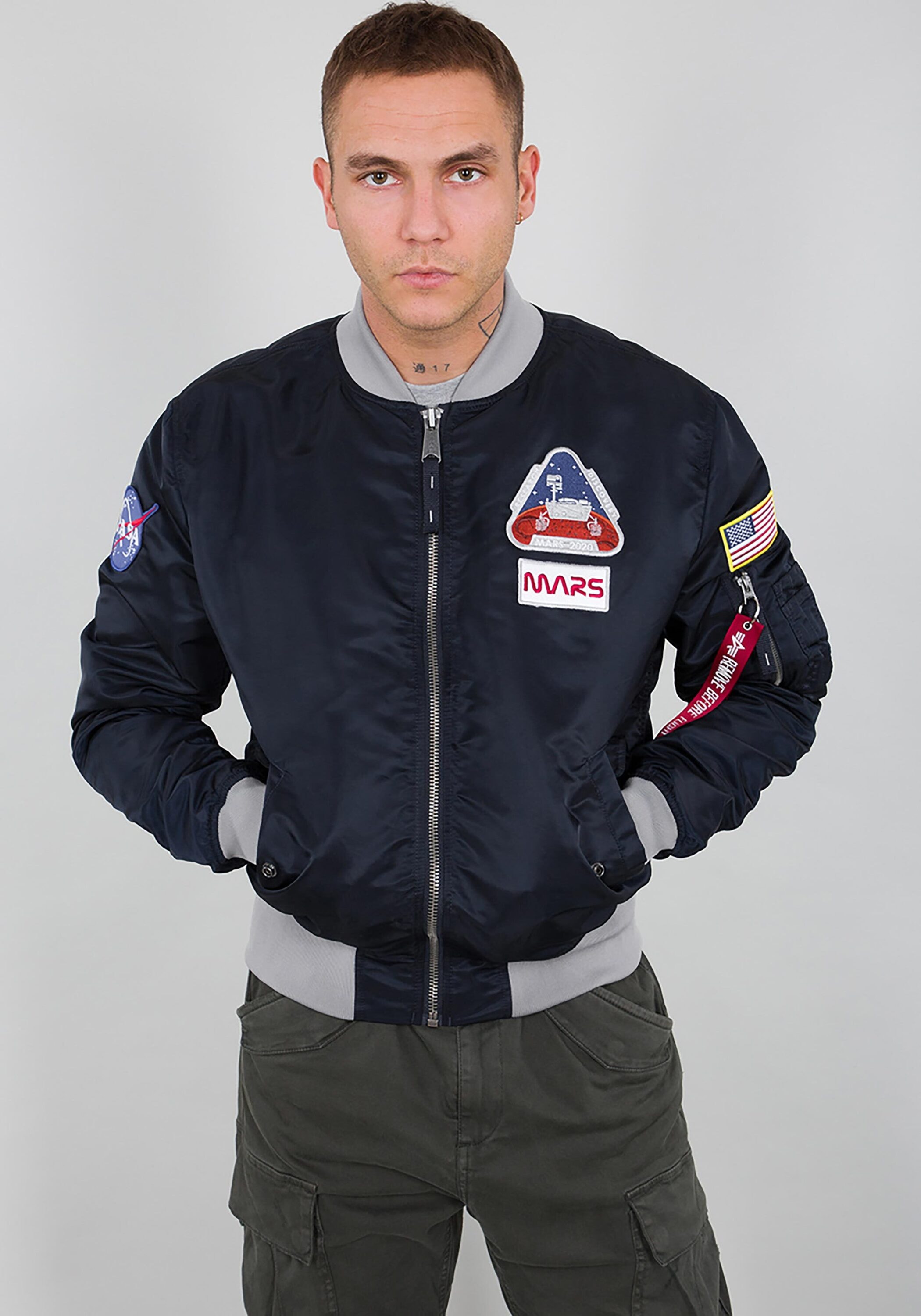 Alpha Industries Bomberjacke »Alpha Industries Men - Bomber Jackets MA-1 LW Mission To Mars«