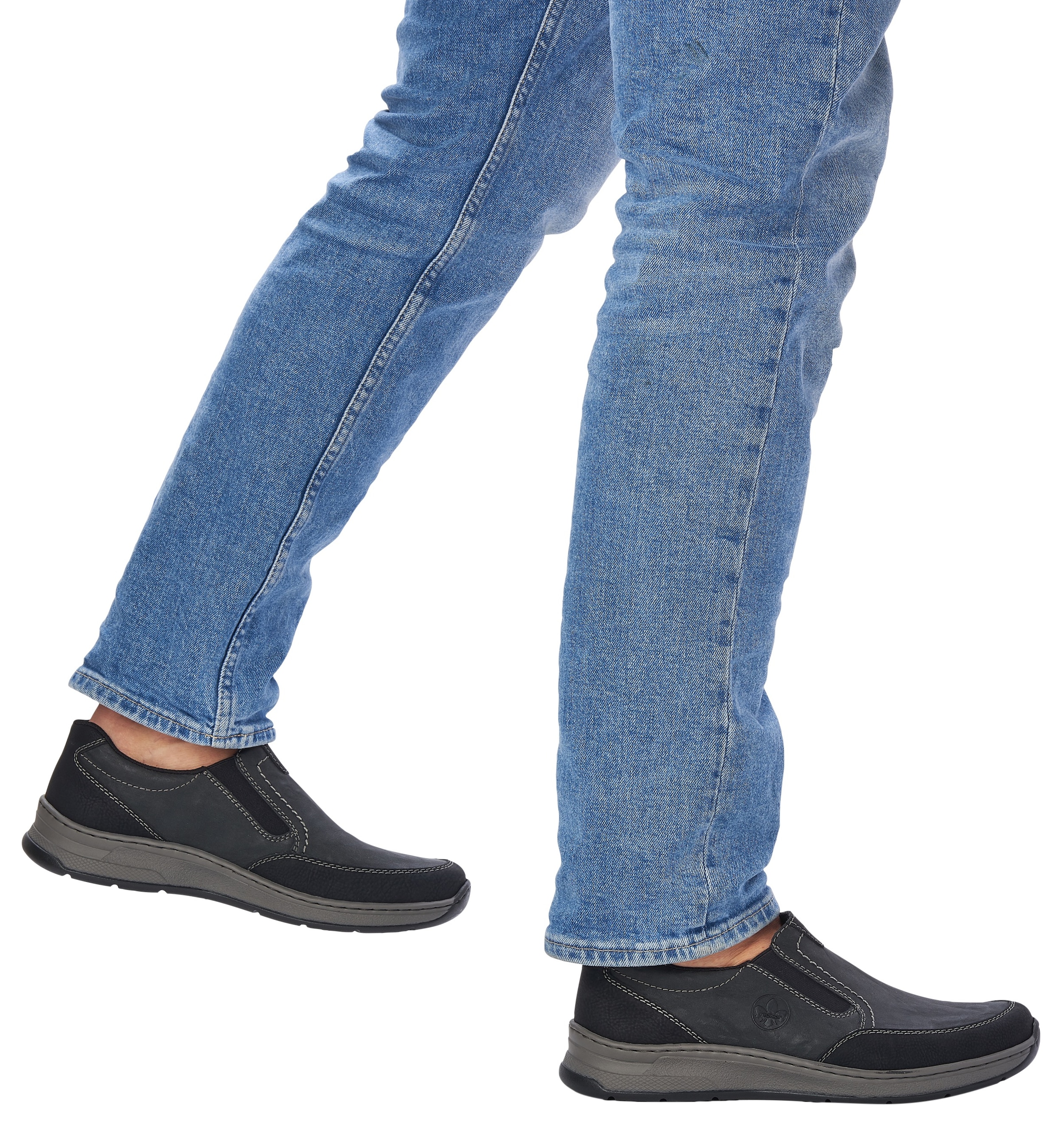 Rieker Slipper, Schlupfschuh, Halbschuh mit Stretcheinsätze
