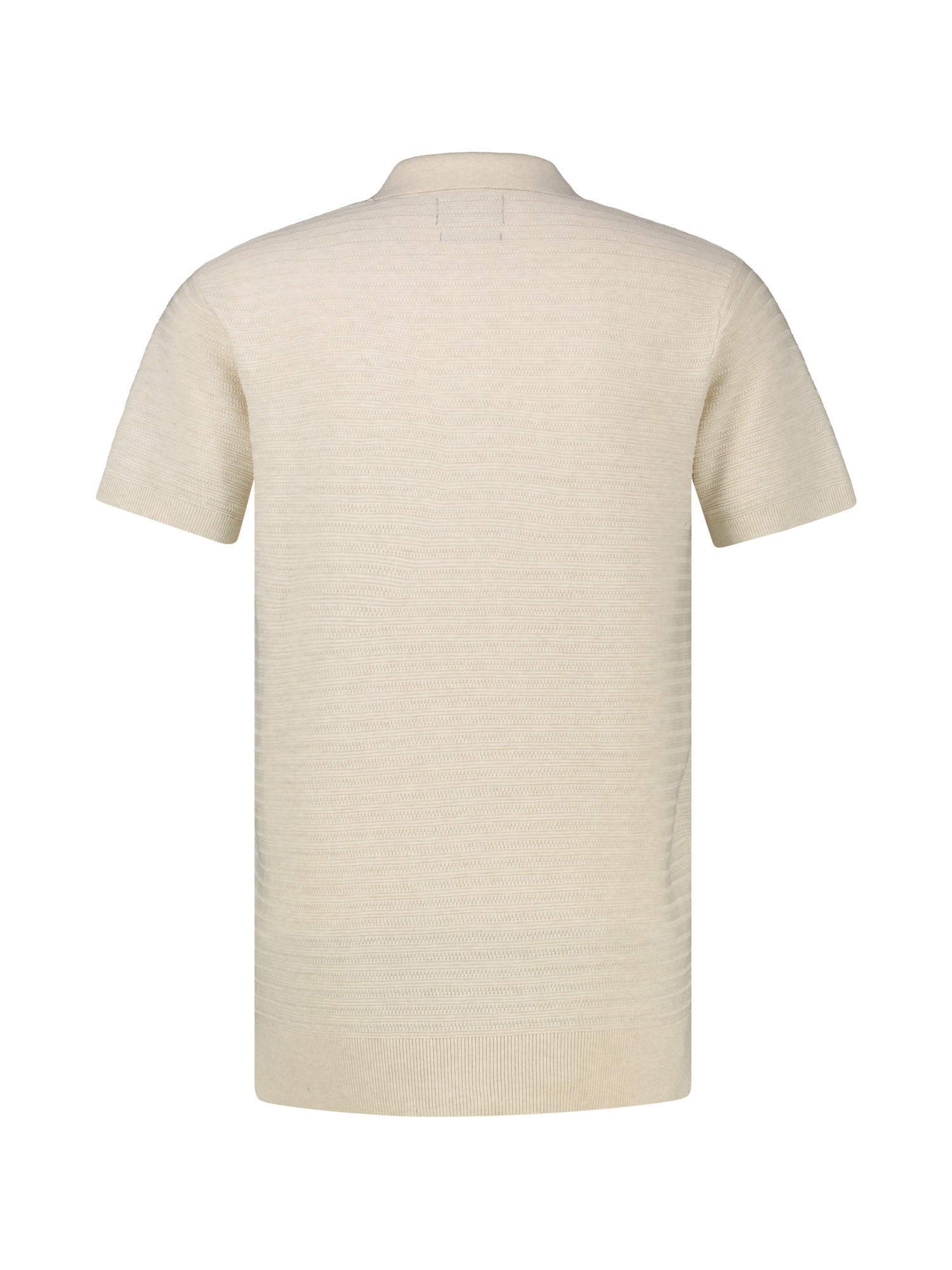 LERROS Poloshirt »Polo mit raffinierter Streifenstruktur aus Baumwollstrick«