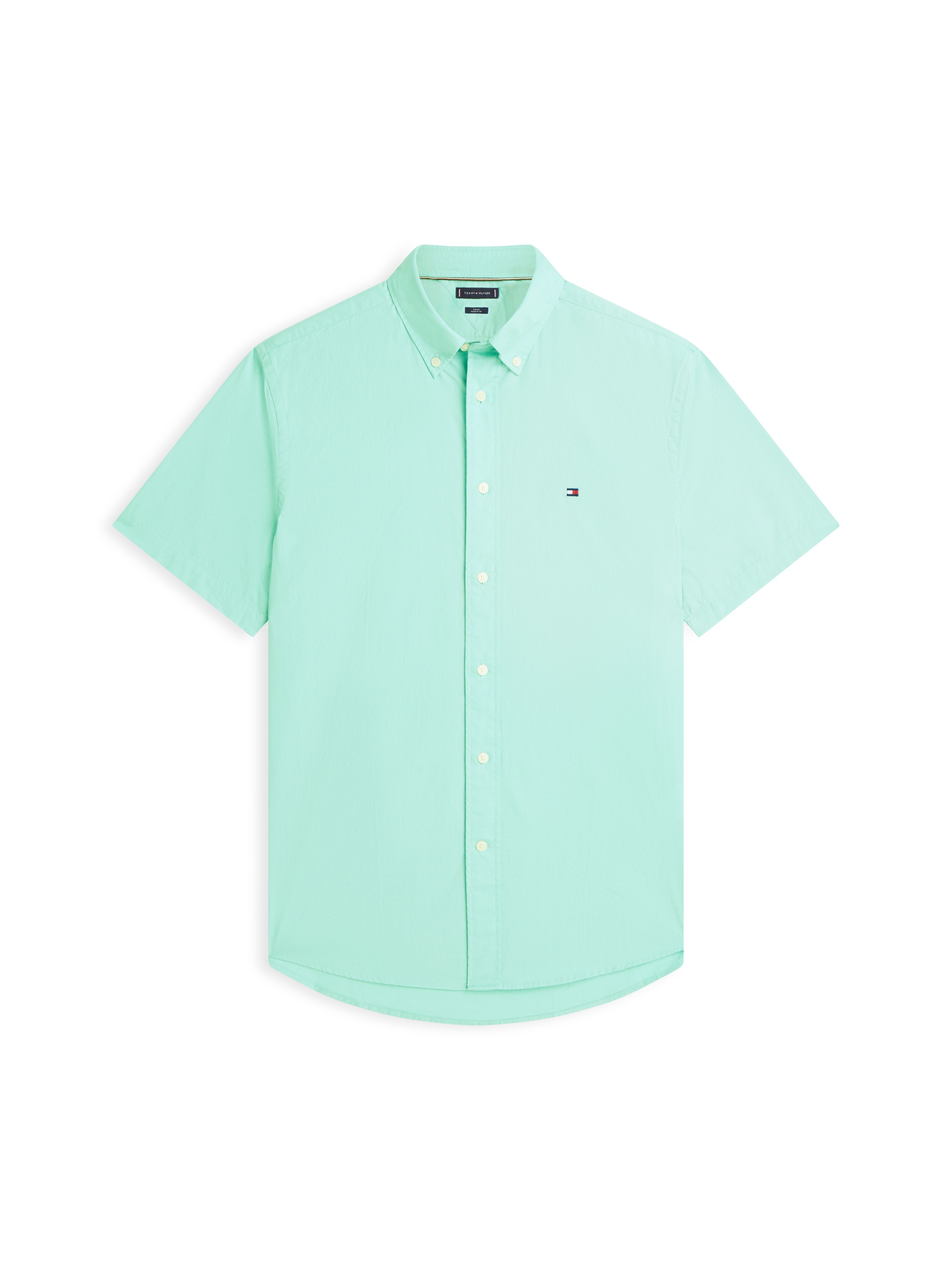 Tommy Hilfiger Kurzarmhemd »FLEX POPLIN SOLID« Regular fit mit Button-Down-Kragen