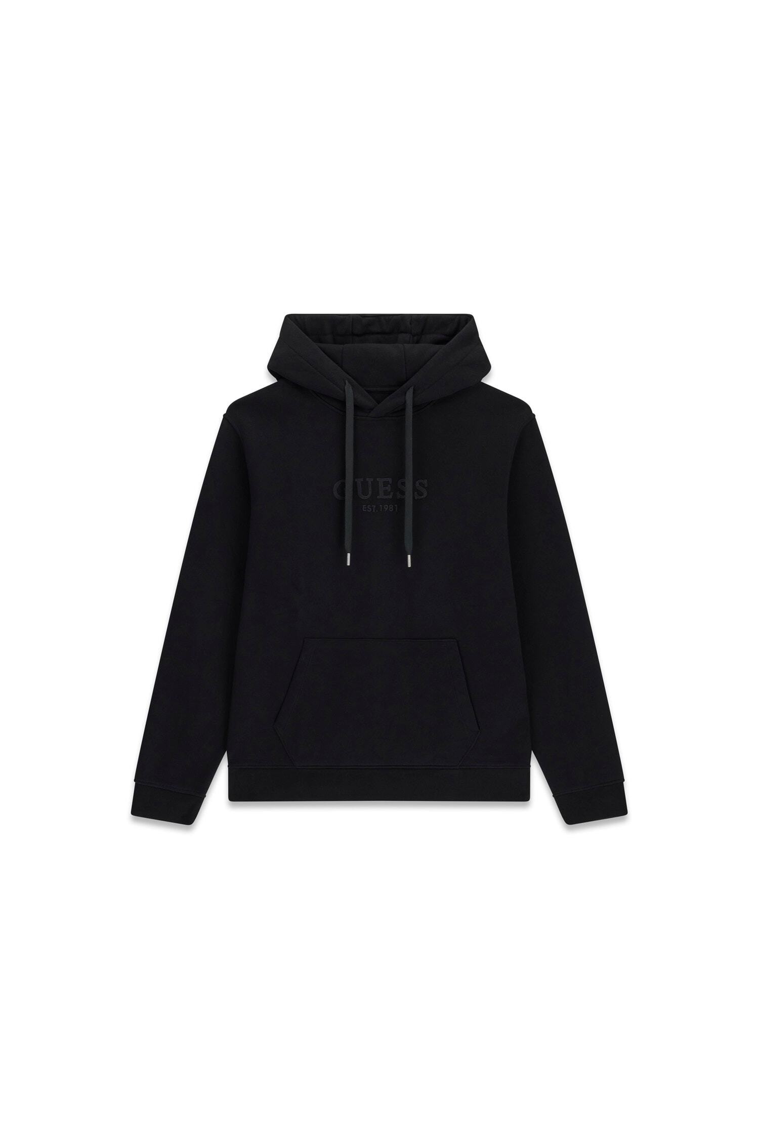 Guess Kapuzensweatshirt , Regular Fit, Kapuze mit Kordelzug, Kängurutasche
