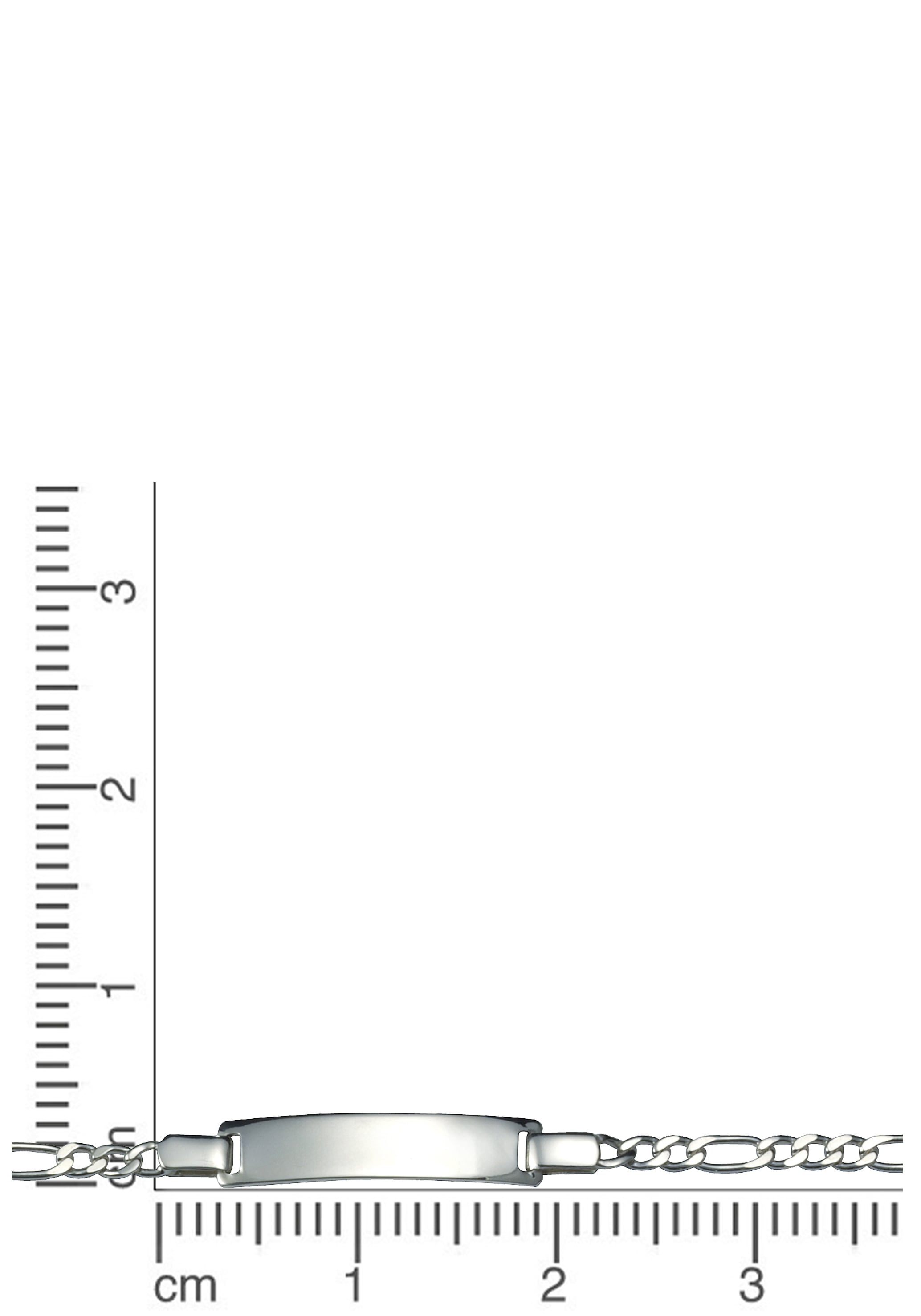 Firetti Armband »Schmuck Geschenk Silber 925 Armkette ID-Platte  Figarokette«, zu Hoodie, Shirt, Jeans, Sneaker! Anlass Geburtstag  Weihnachten online bei OTTO