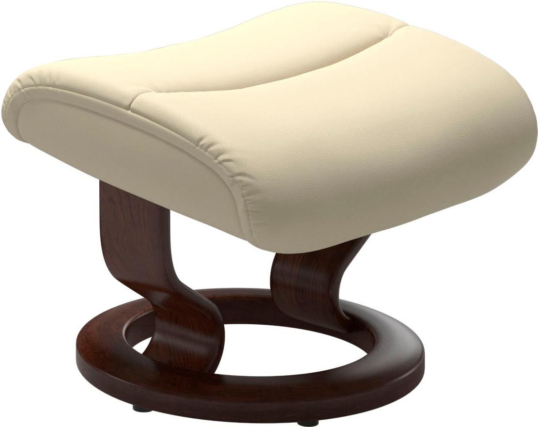 Stressless® Relaxsessel »View«, (Set, Relaxsessel mit Hocker), mit Classic Base, Größe S,Gestell Braun