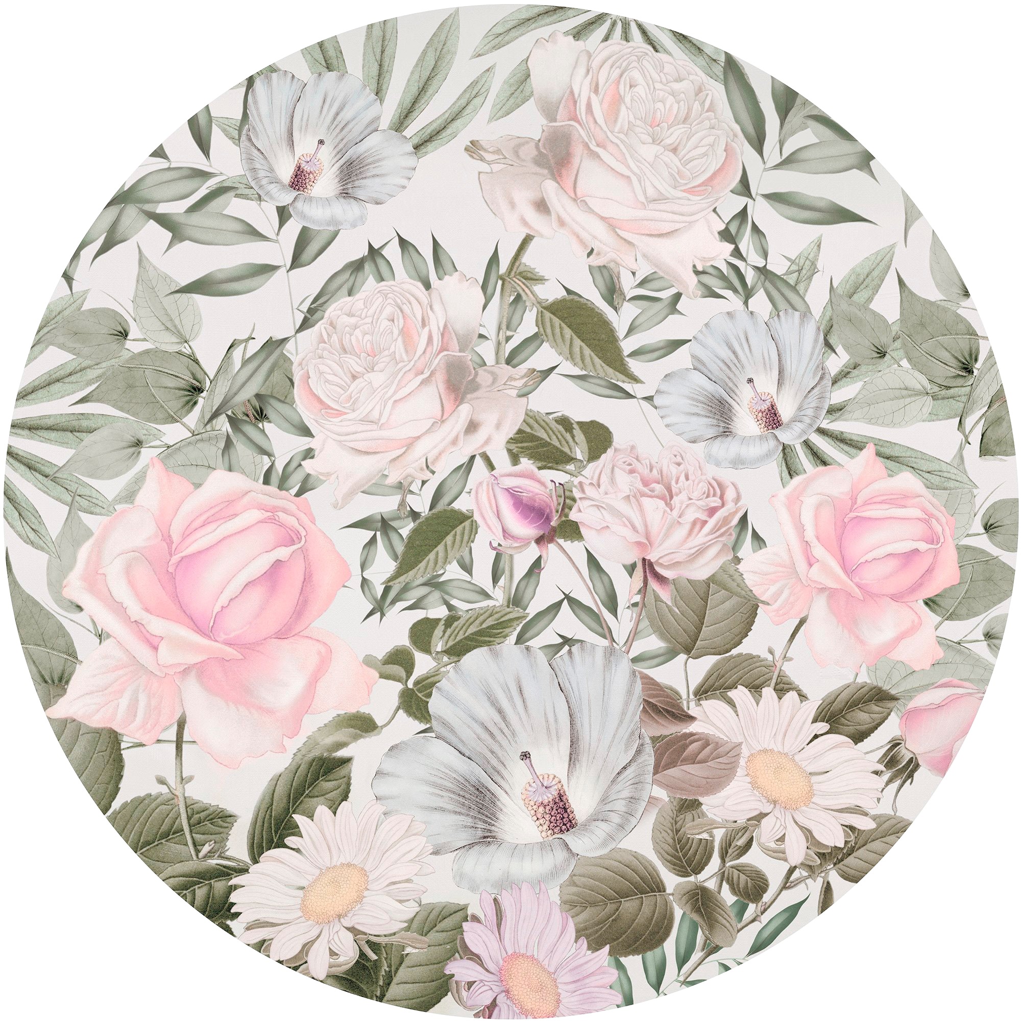 Komar Fototapete »Daphne«, Comic-botanisch, 125 x 125 cm