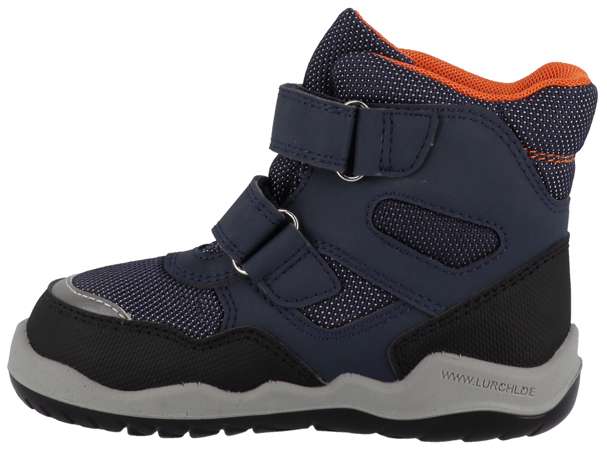 Lurchi Barfußschuh »Fritz Barefoot, Blinkschuh«  Klettboots mit tollem Bagger-Motiv, Größenschablone zum Download