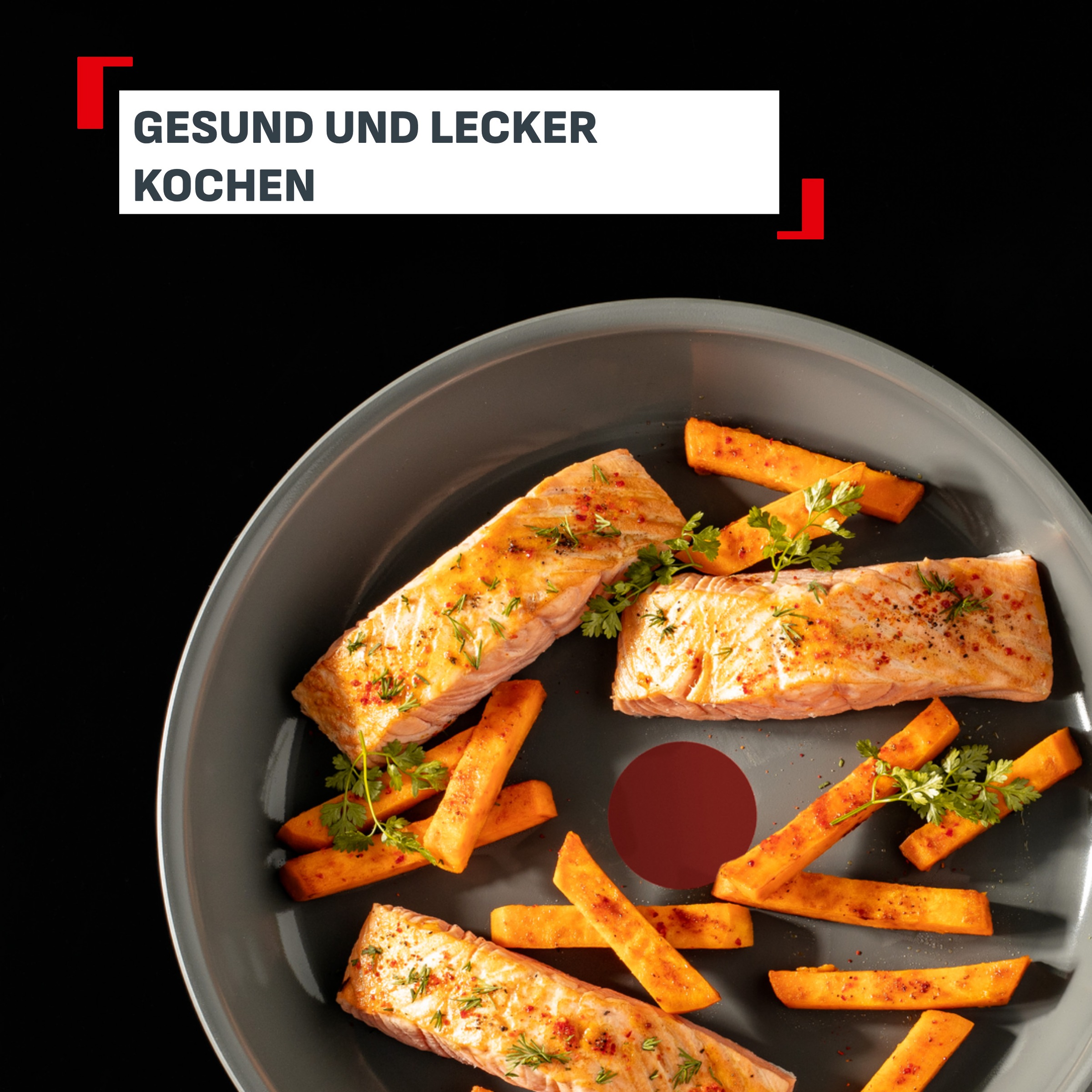 Tefal Pfannen-Set »Renewal« Aluminium Set, 2 tlg. Keramikbeschichtung, 100% recycelter Aluminiumkörper, Thermo-Signal