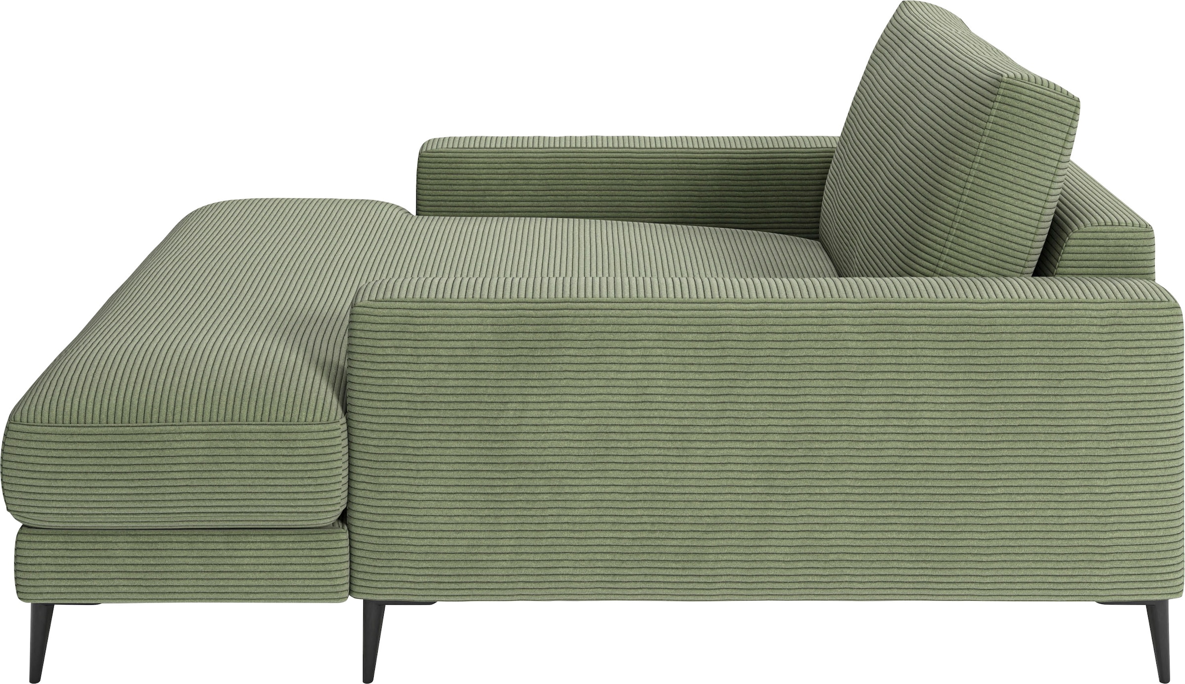 INOSIGN Chaiselongue »Downtown Loungemöbel zum Relaxen, B/T/H: 132/170/84 cm«, auch in Bouclé, Cord und Easy care - leicht mir Wasser zu reinigen