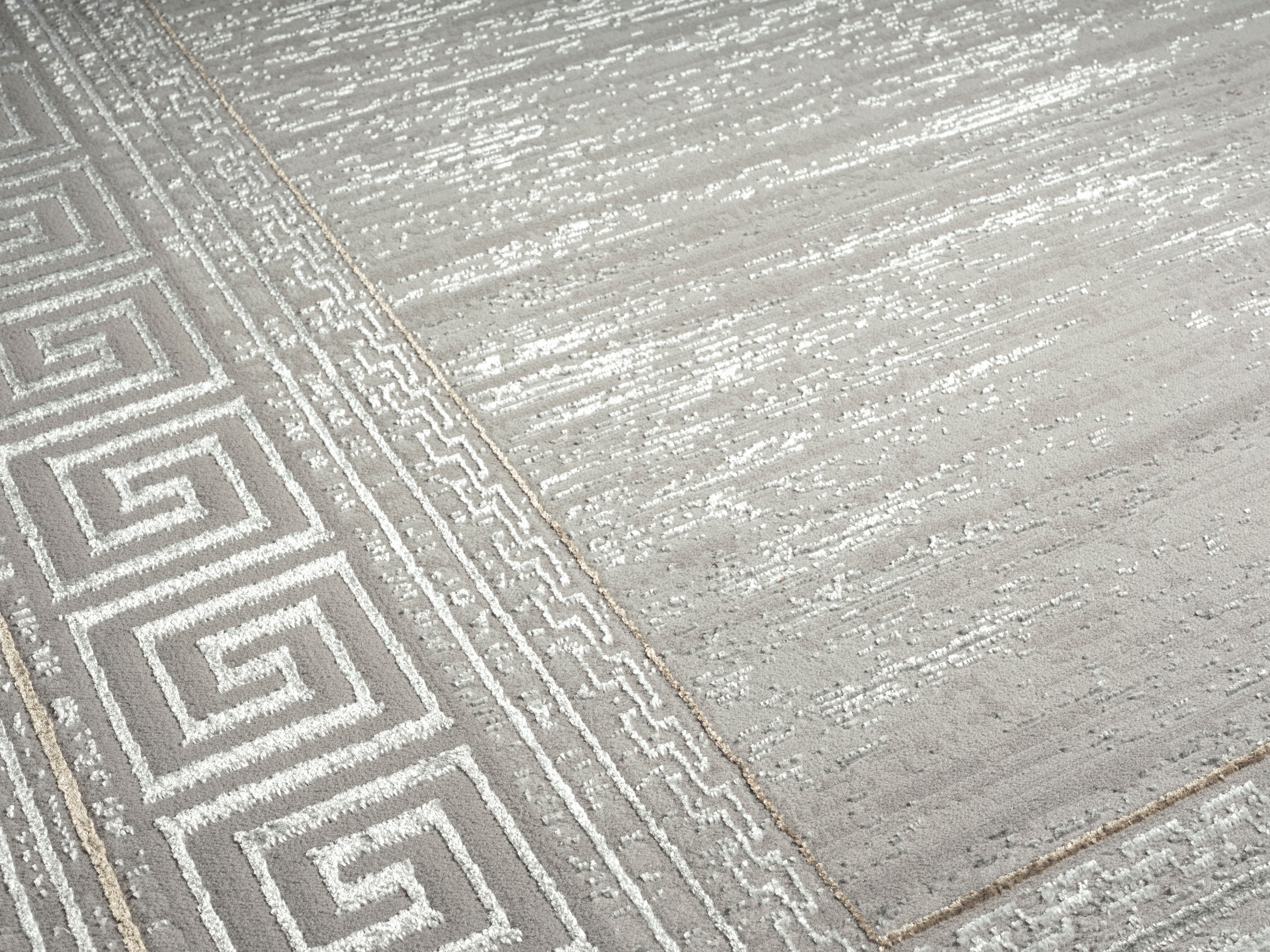 merinos Teppich »Creation 50052«, rechteckig, 10 mm Höhe, elegant, glänzend, Kurzflor, Indoor, pflegeleicht, robust