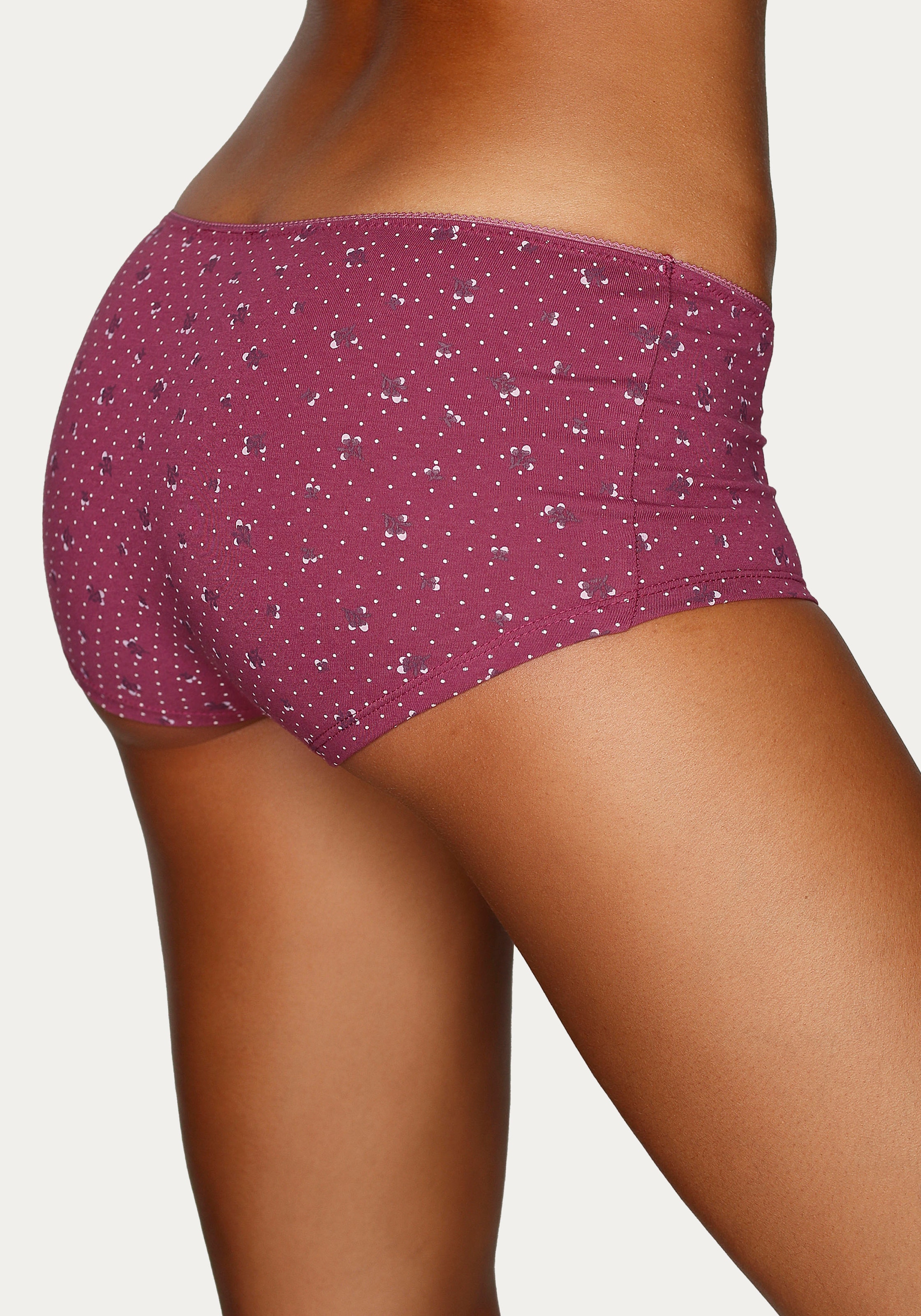 petite fleur Hipster, (6er-Pack), aus elastischer Baumwolle