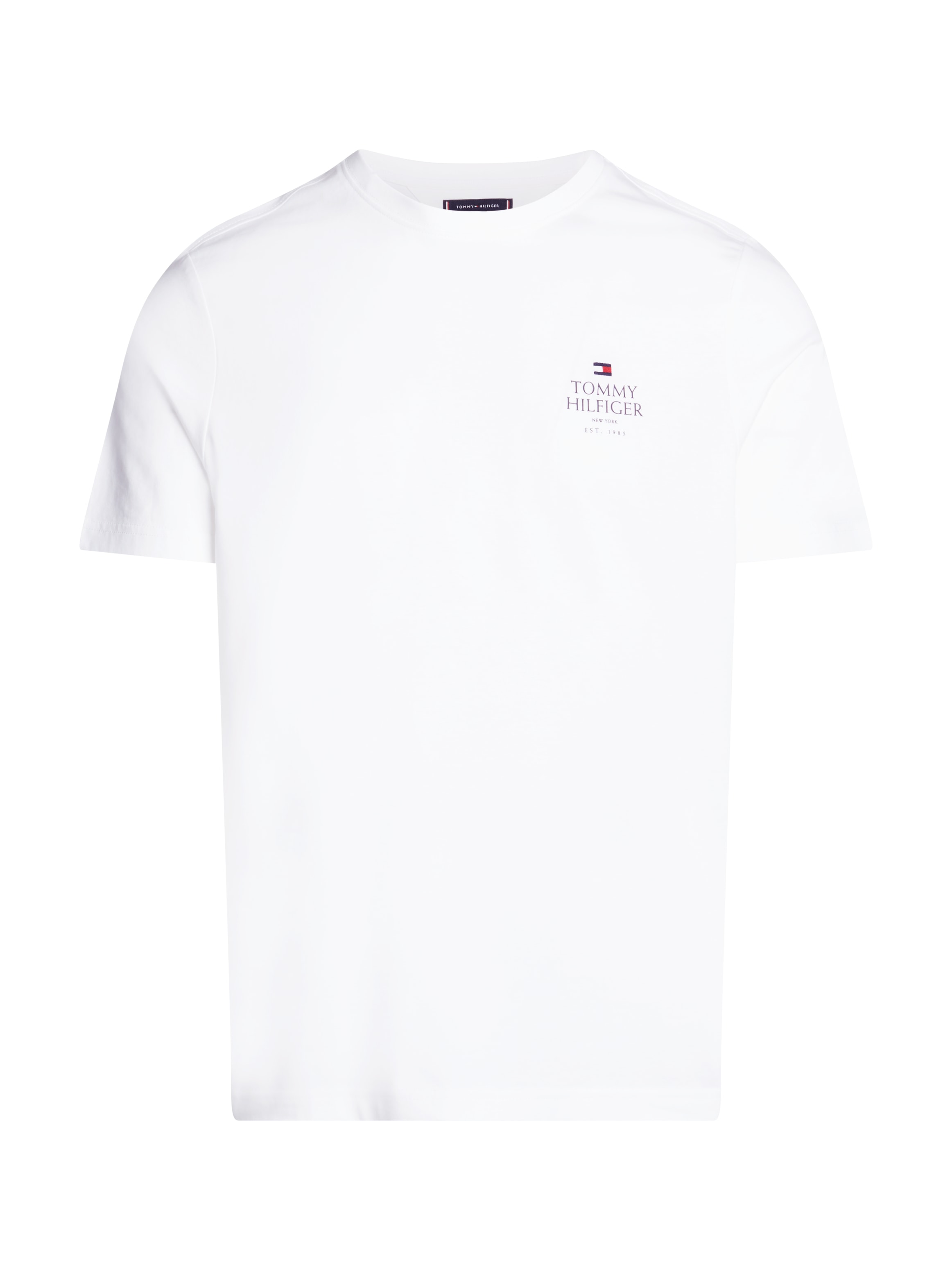 Tommy Hilfiger T-Shirt »HILFIGER STACK TEE«, Mit Markenprint